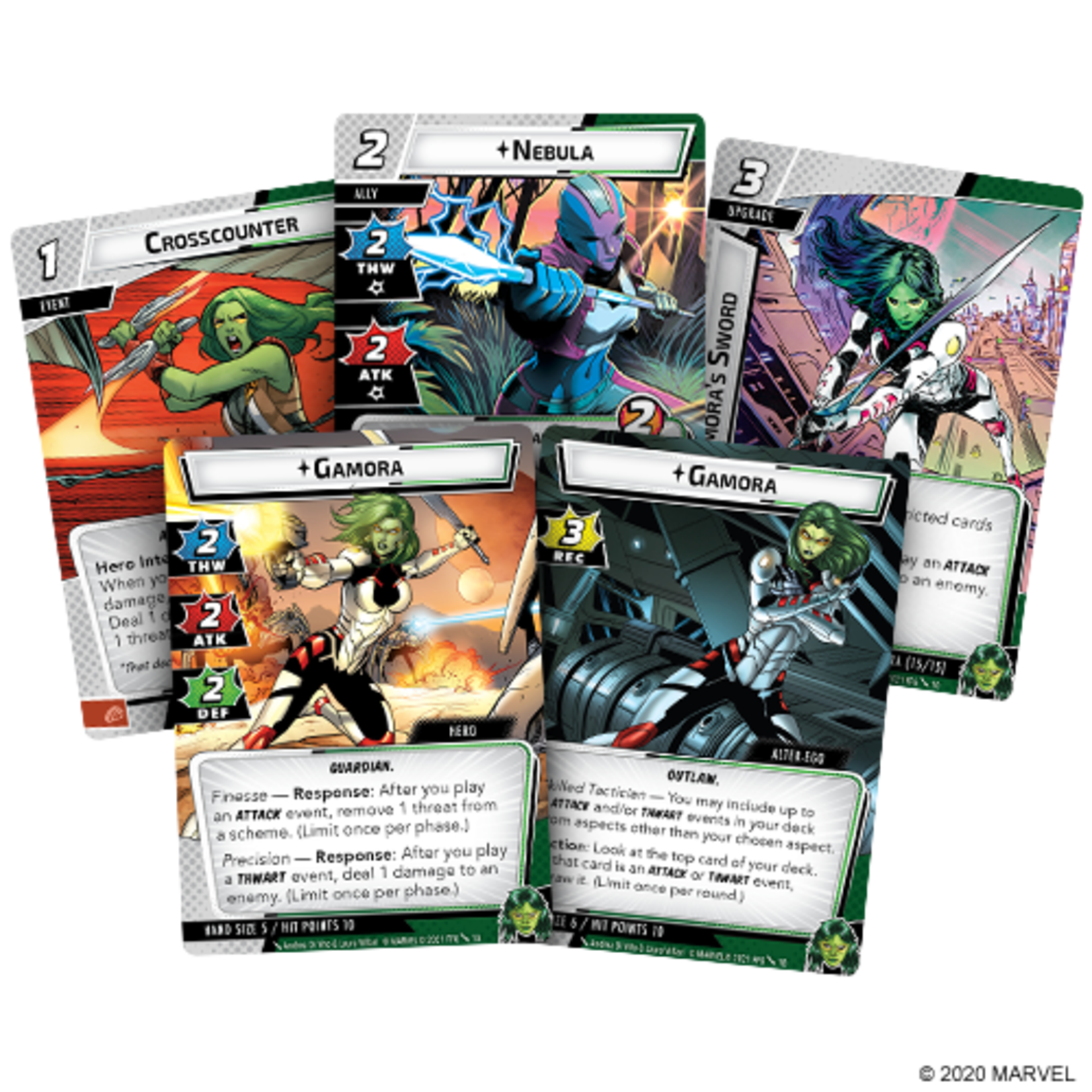 Fantasy Flight Games Marvel Champions LCG: Gamora - Hero Pack