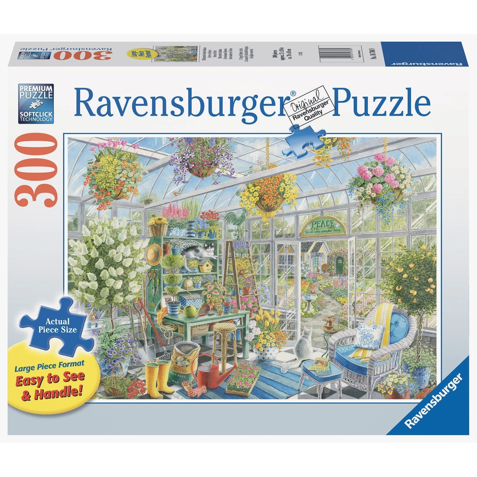 Ravensburger Greenhouse Heaven - Large Print 300pc