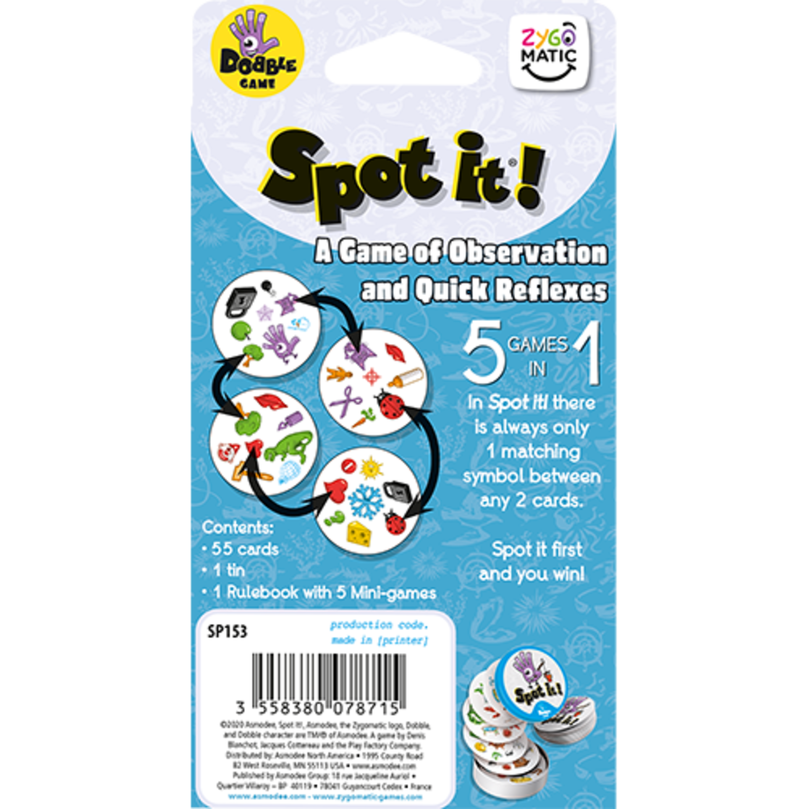 Zygomatic Spot It! Fishing - Eco Tin
