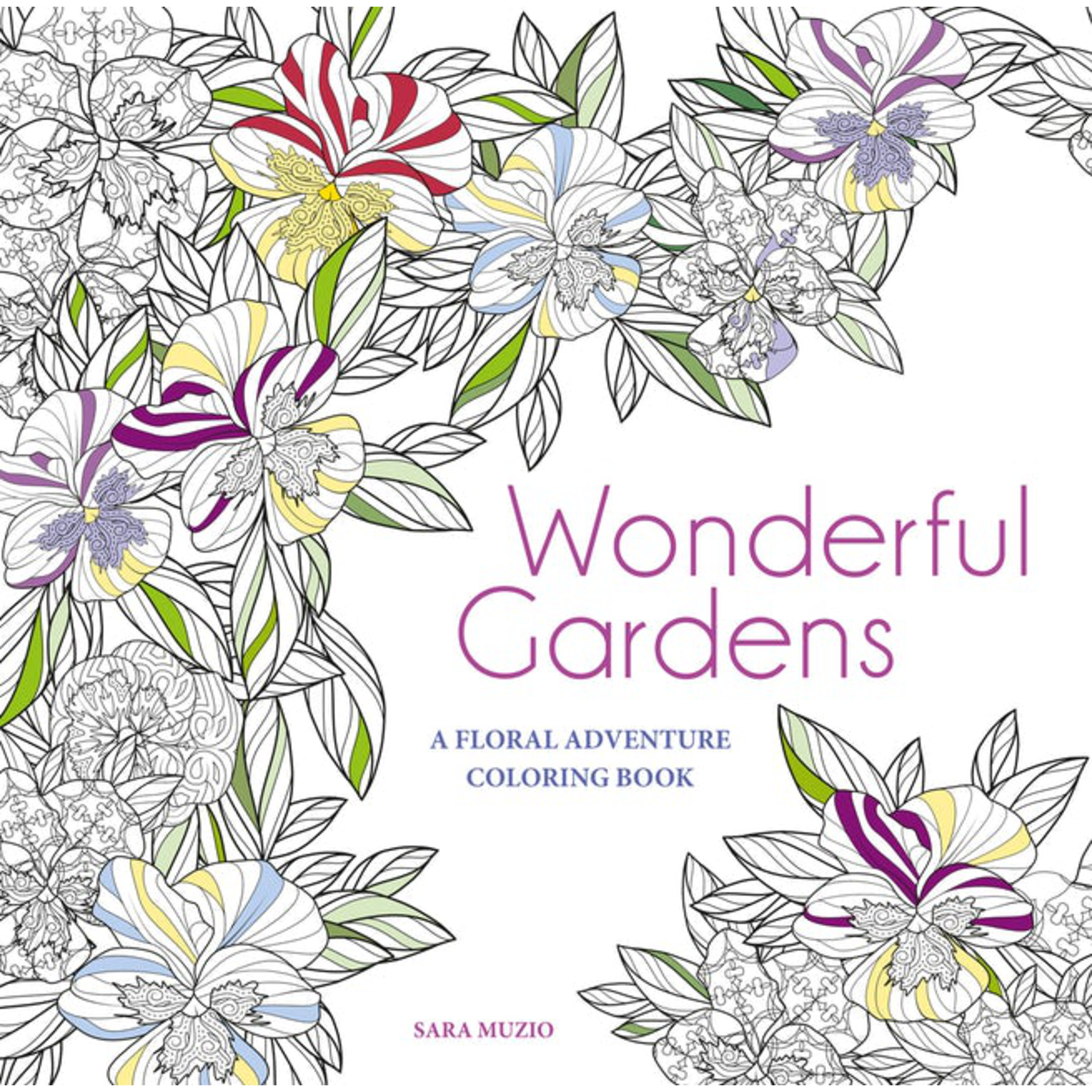 Sterling Coloring Book: Wonderful Gardens