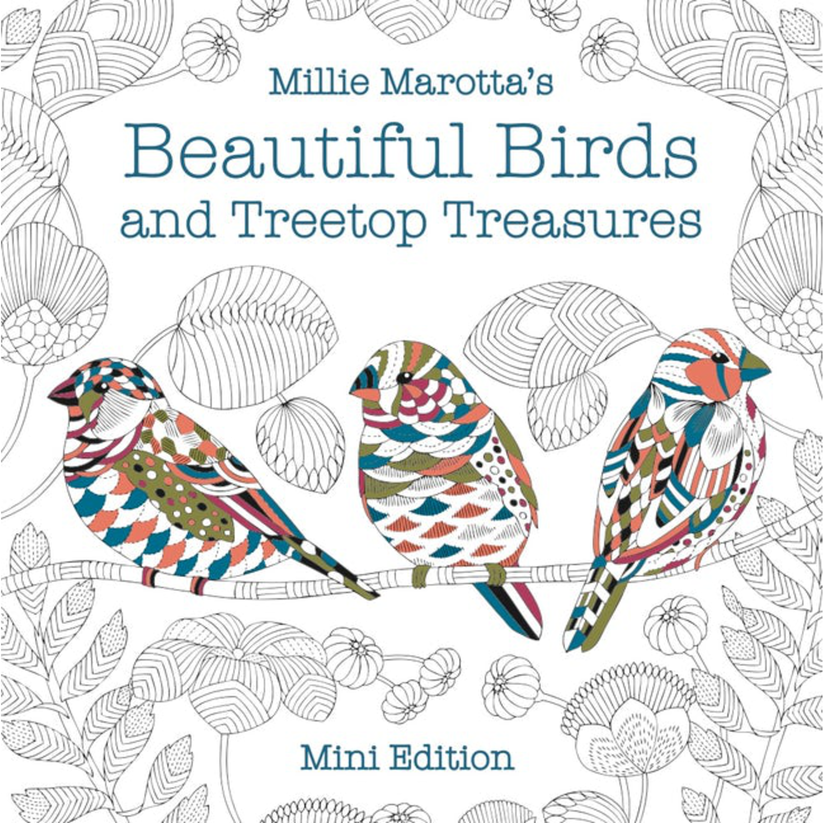Coloring Book: Beautiful Birds Mini