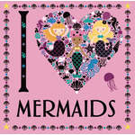 Coloring Book: I Heart Mermaids