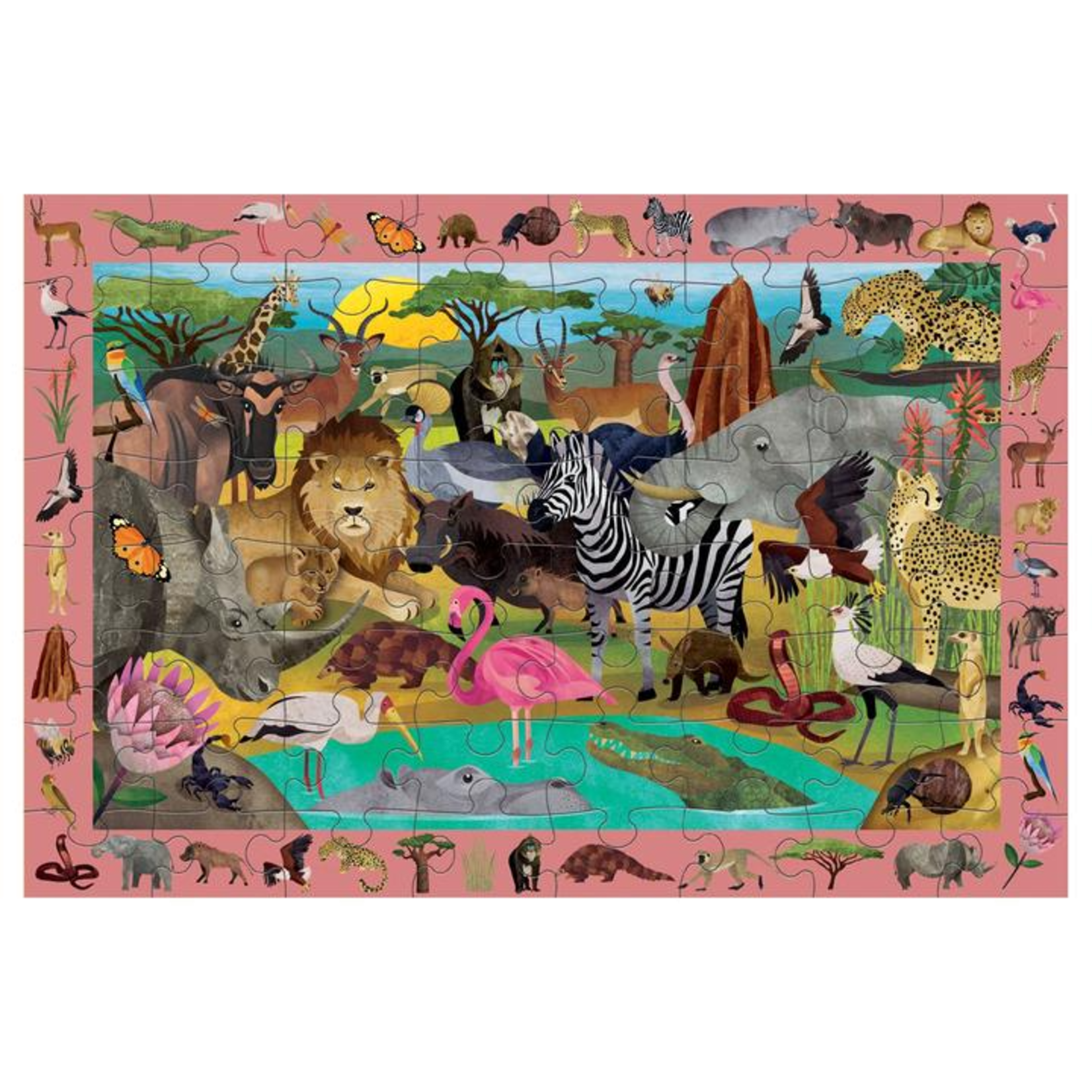 Mudpuppy Search & Find: African Safari 64pc