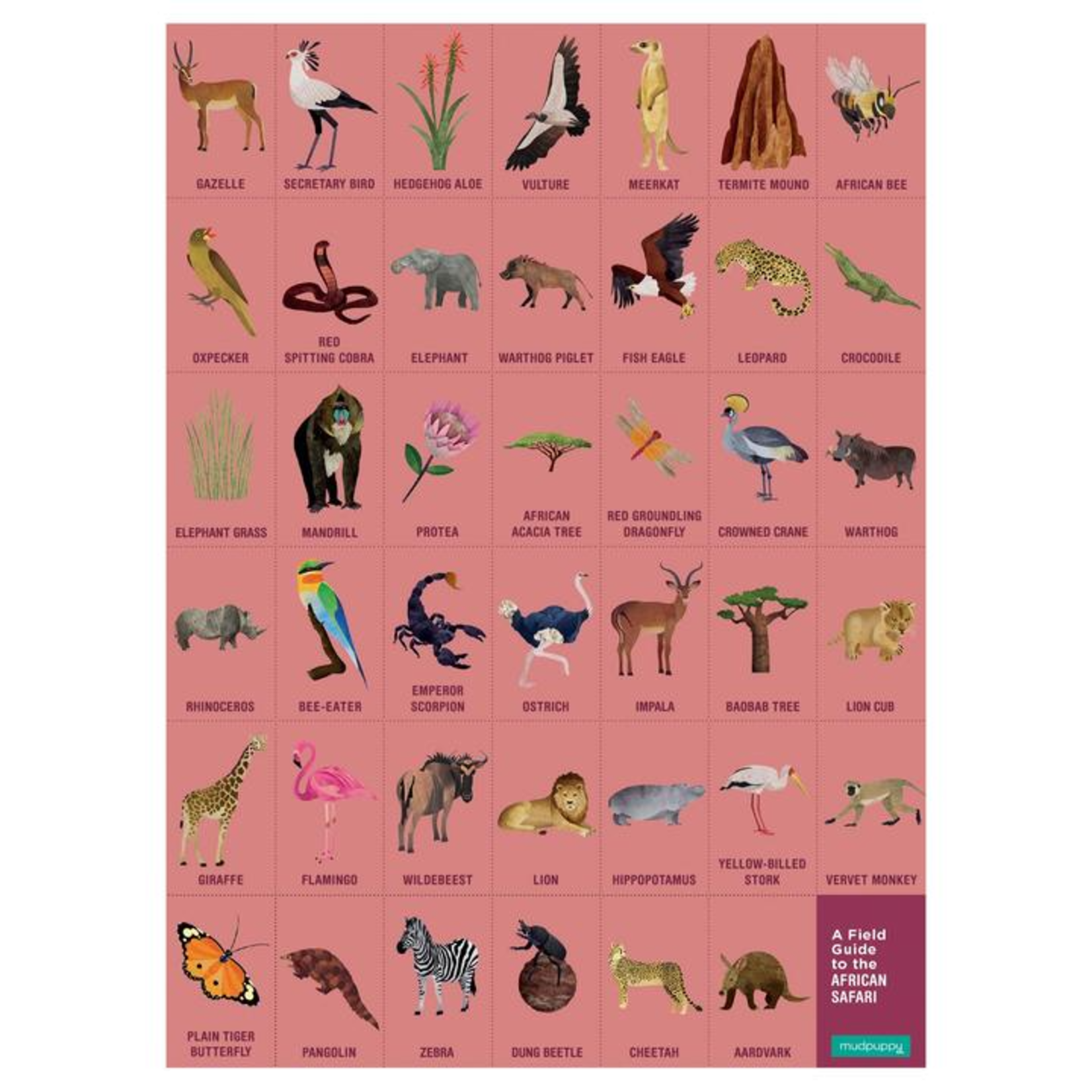 Mudpuppy Search & Find: African Safari 64pc