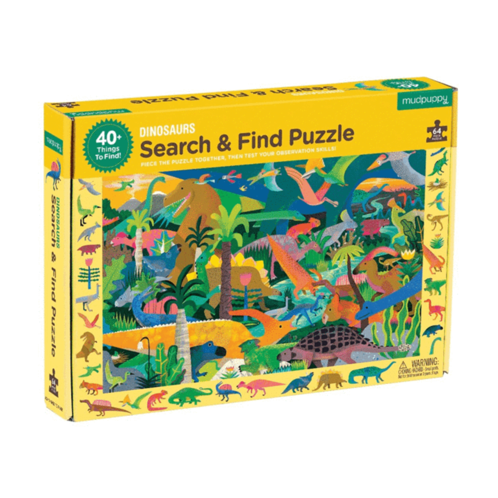 Mudpuppy Search & Find: Dinosaurs 64pc