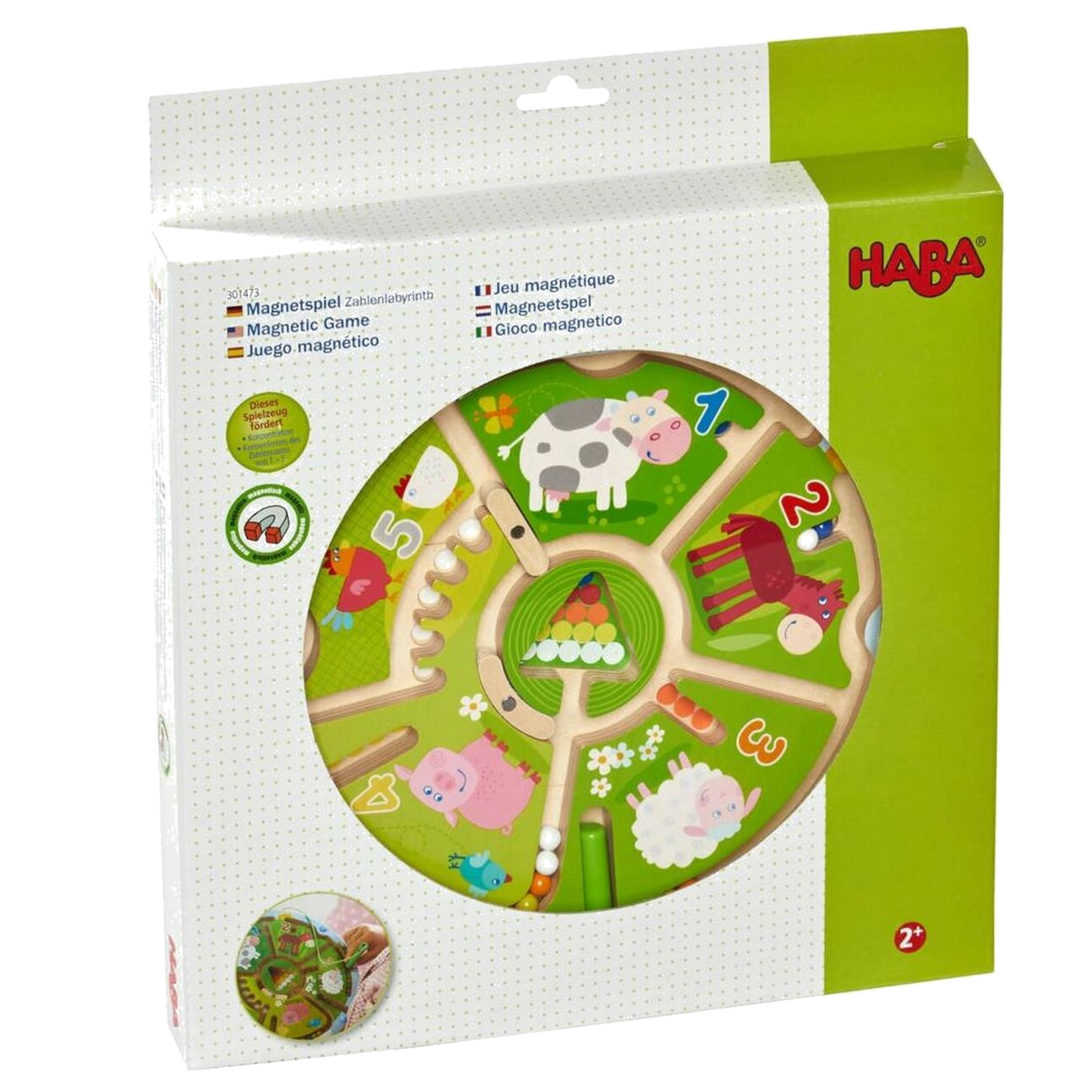 Haba Number Magnetic Maze