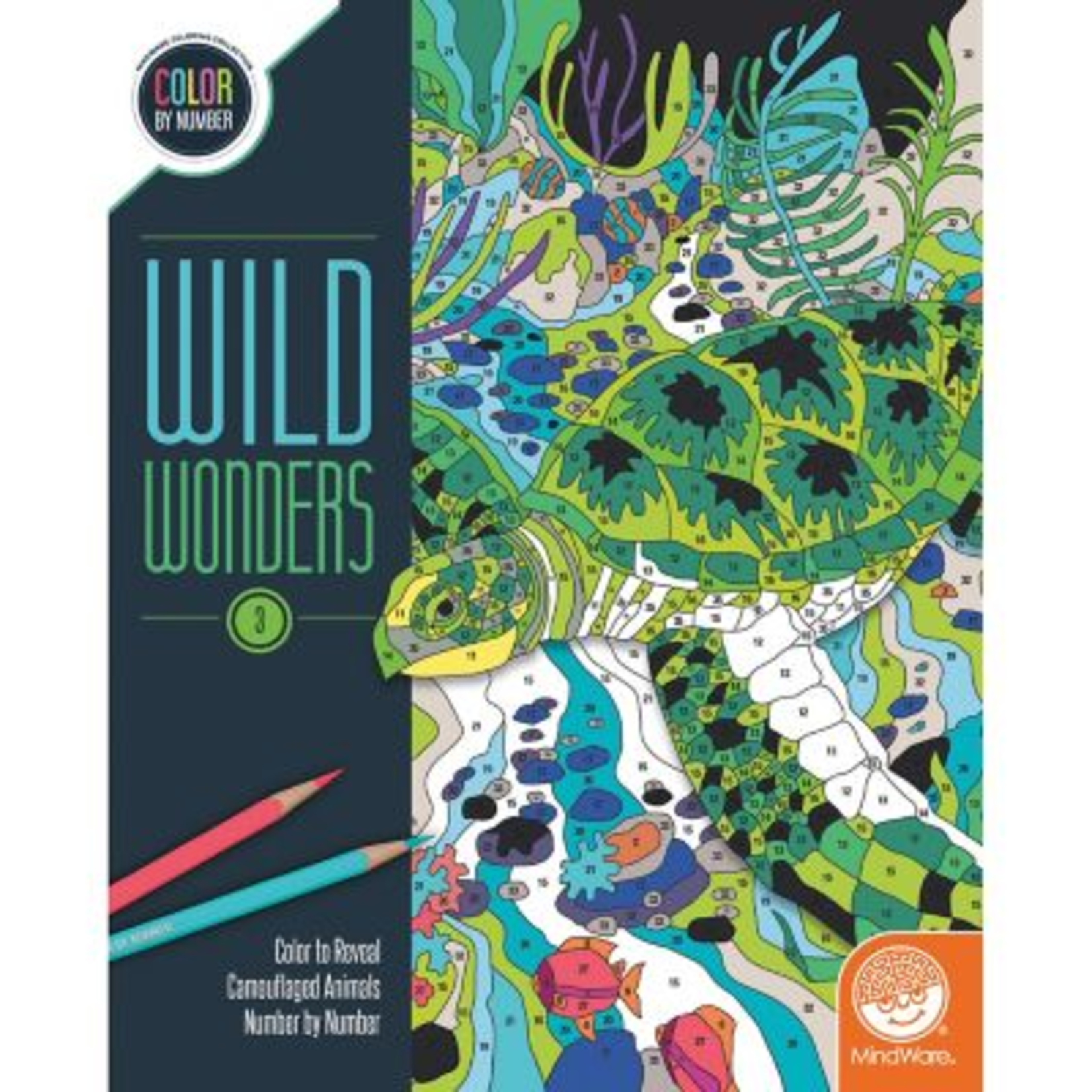 Mindware Color by Number: Wild Wonders 3