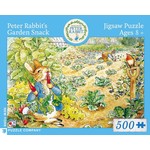 New York Puzzle Co Beatrix Potter: Peter Rabbit's Garden Snack 500pc