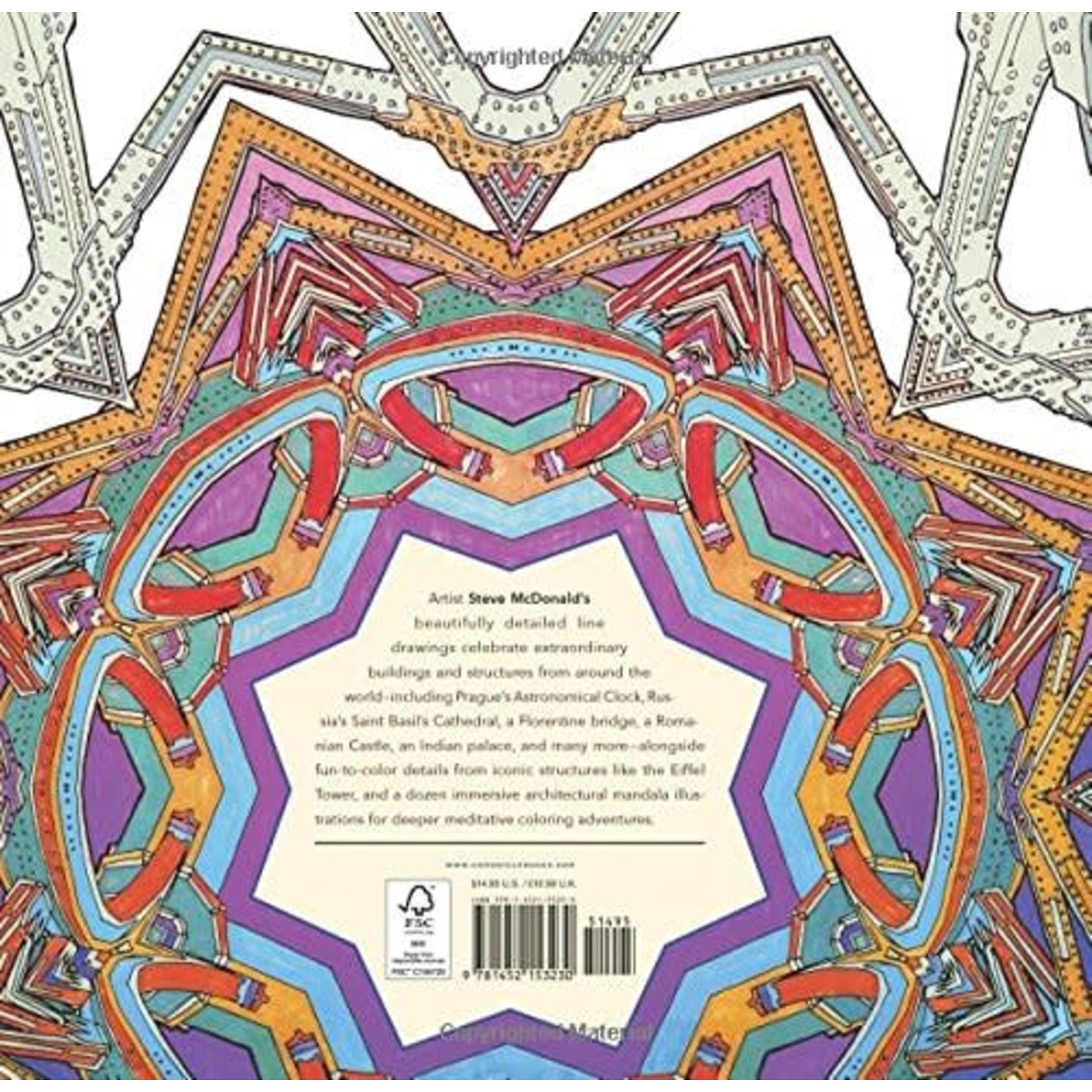 Chronicle Books Coloring Book: Fantastic Structures