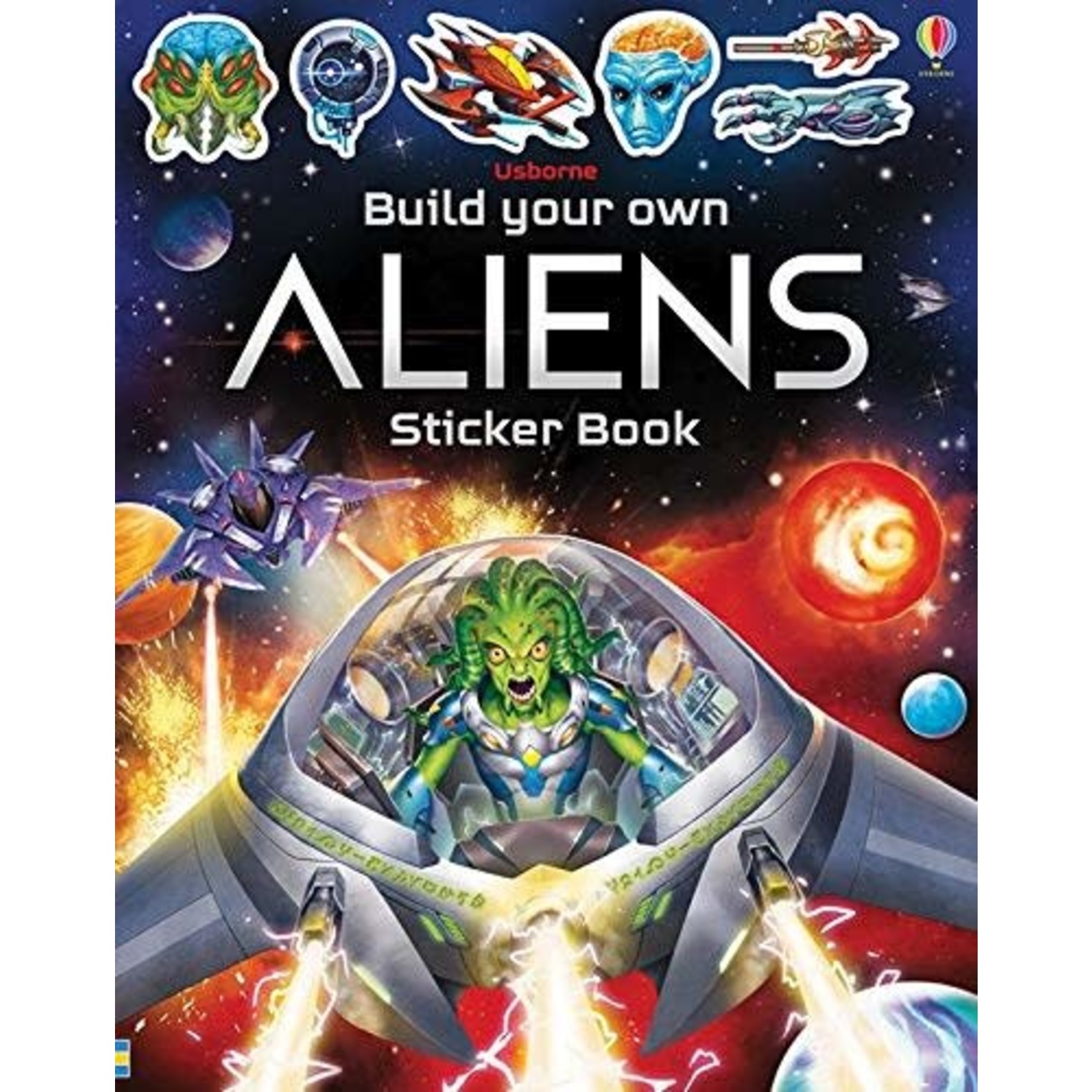 Usborne Sticker Book: Build Your Own - Aliens