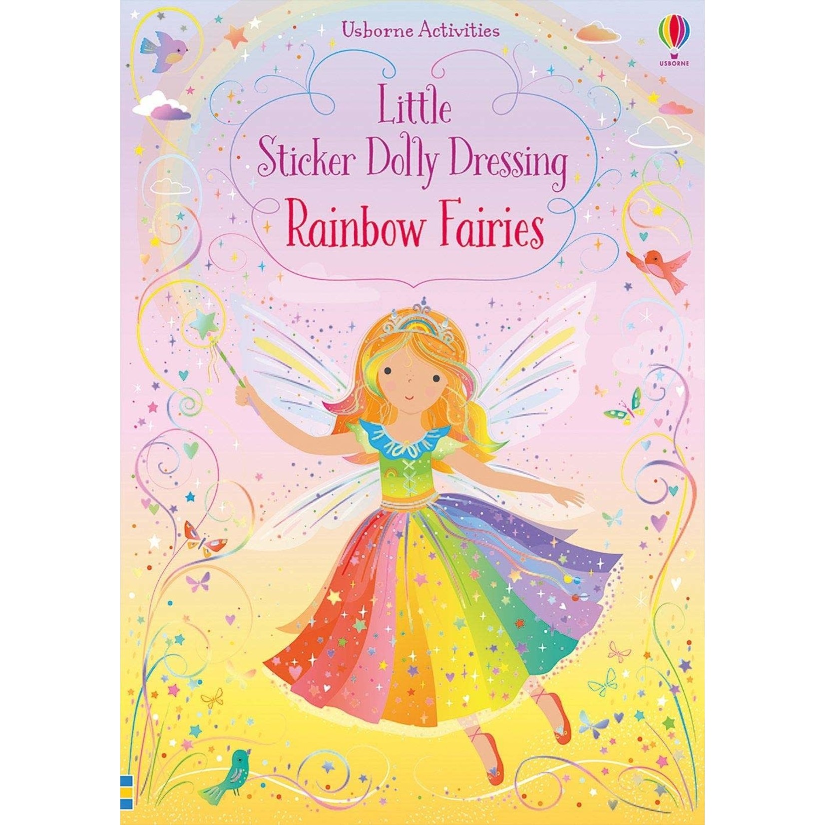 Usborne Sticker Book: Little Dolly Dressing - Rainbow Fairy