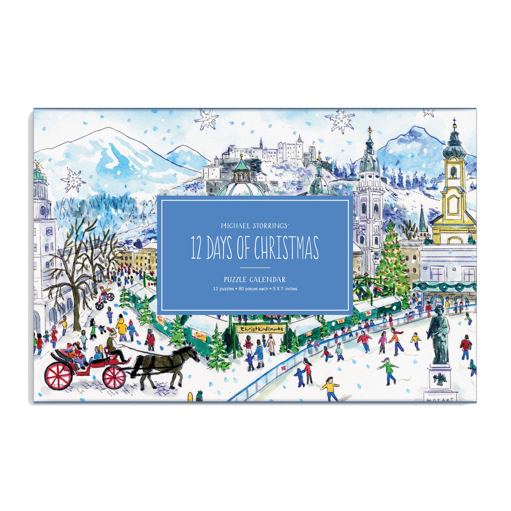 Galison Advent 12 Days: Michael Storrings 12 x 80pc