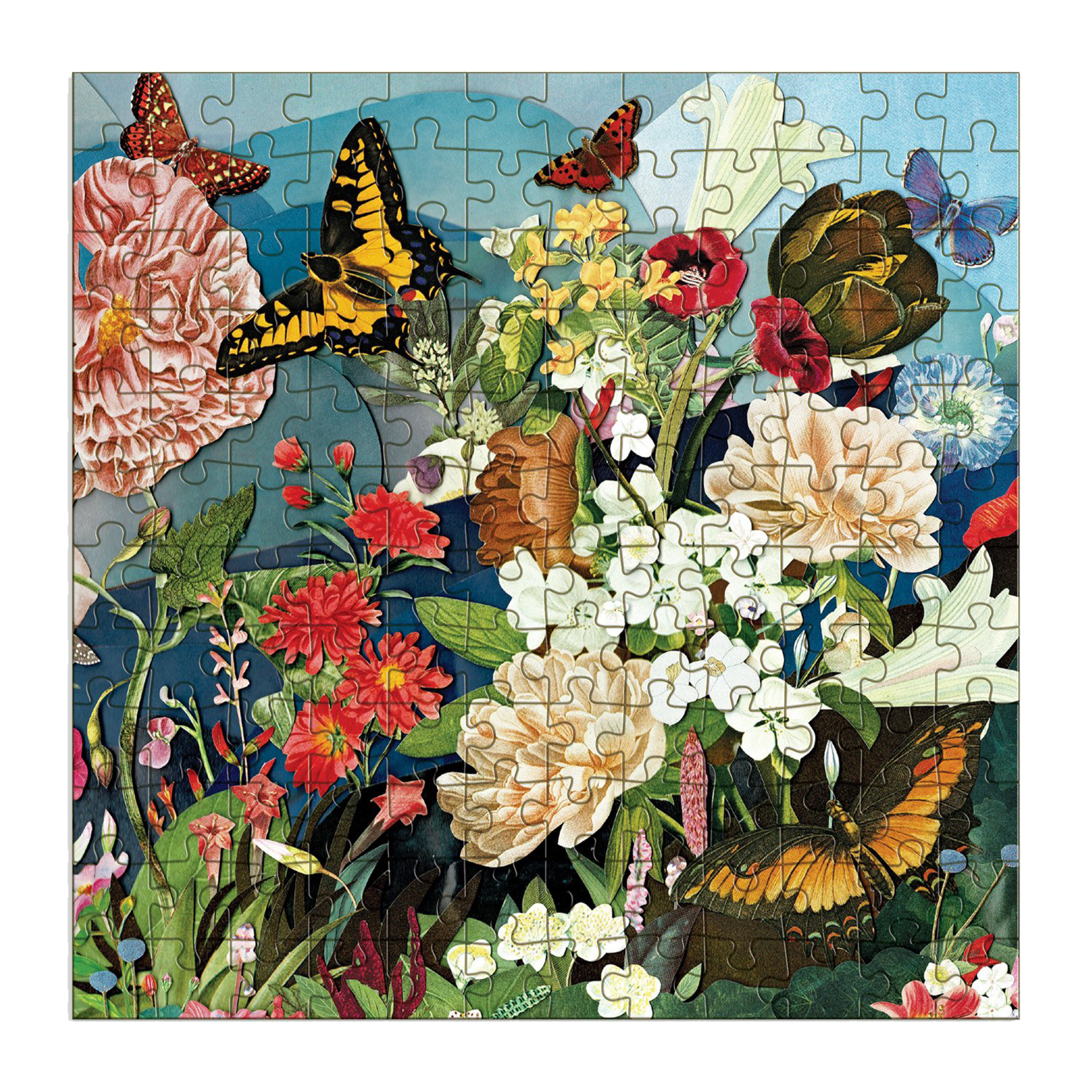 Galison Butterfly Blooms  Wood 144pc