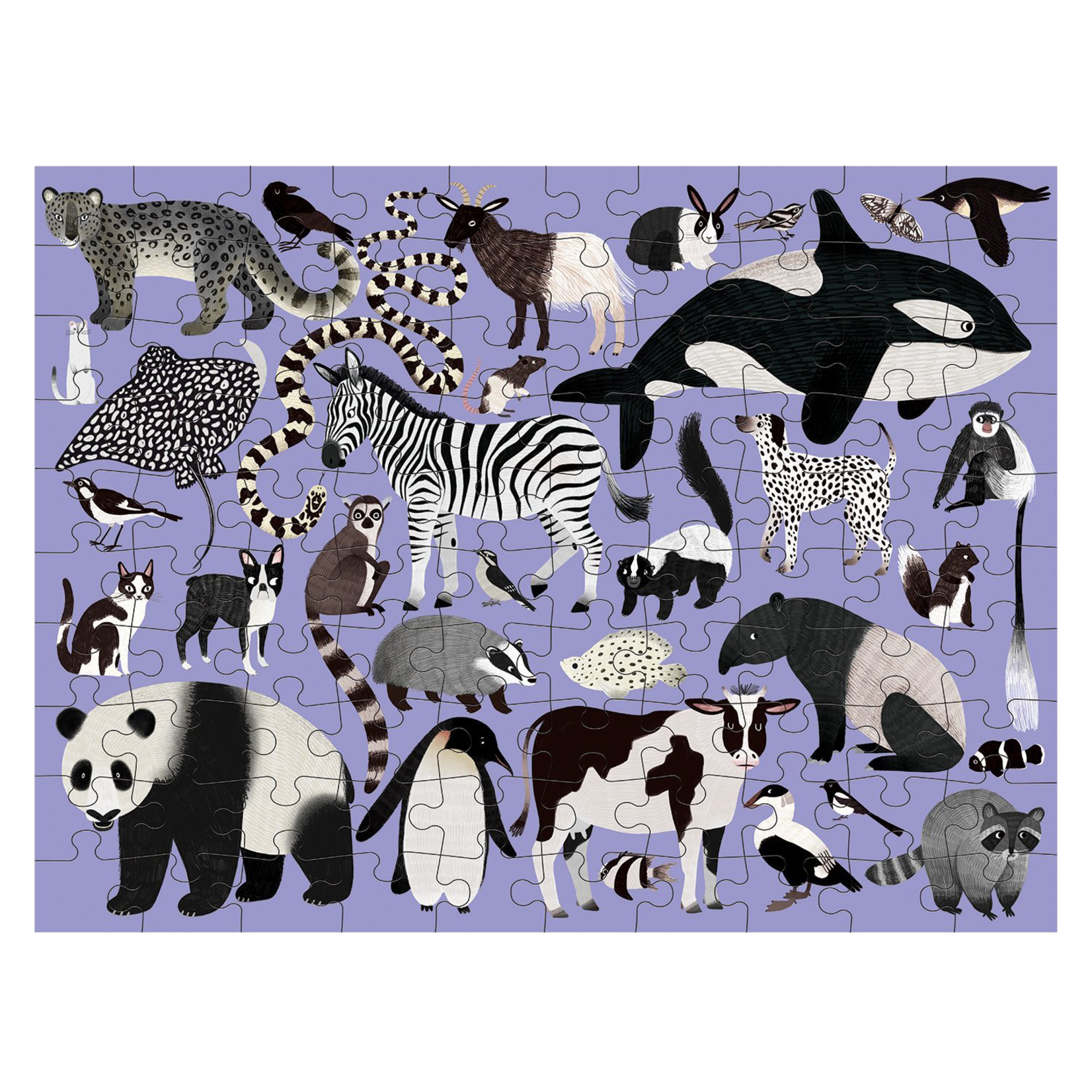 Mudpuppy Double-Sided: Animal Kingdom 100pc