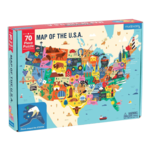 Mudpuppy Map of the USA 70pc