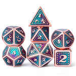 Dice Habit Dice: 7pc Metal & Enamel Mermaid