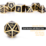 Dice Habit Dice: 7pc Metal & Enamel Galaxy