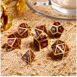 Dice Habit Dice: 7pc Metal & Enamel Fireflies