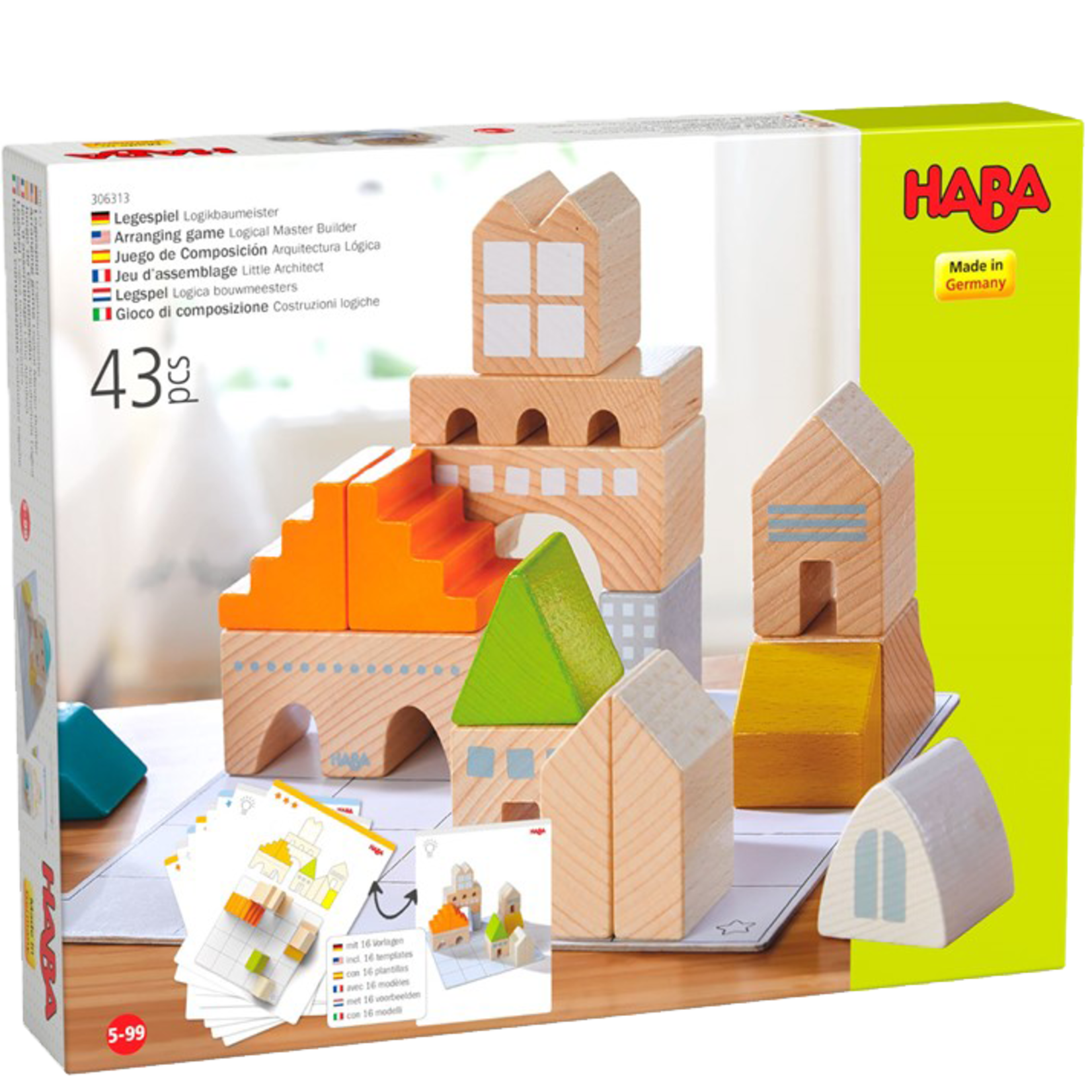 HABA Logic Master Builder Arranging Game