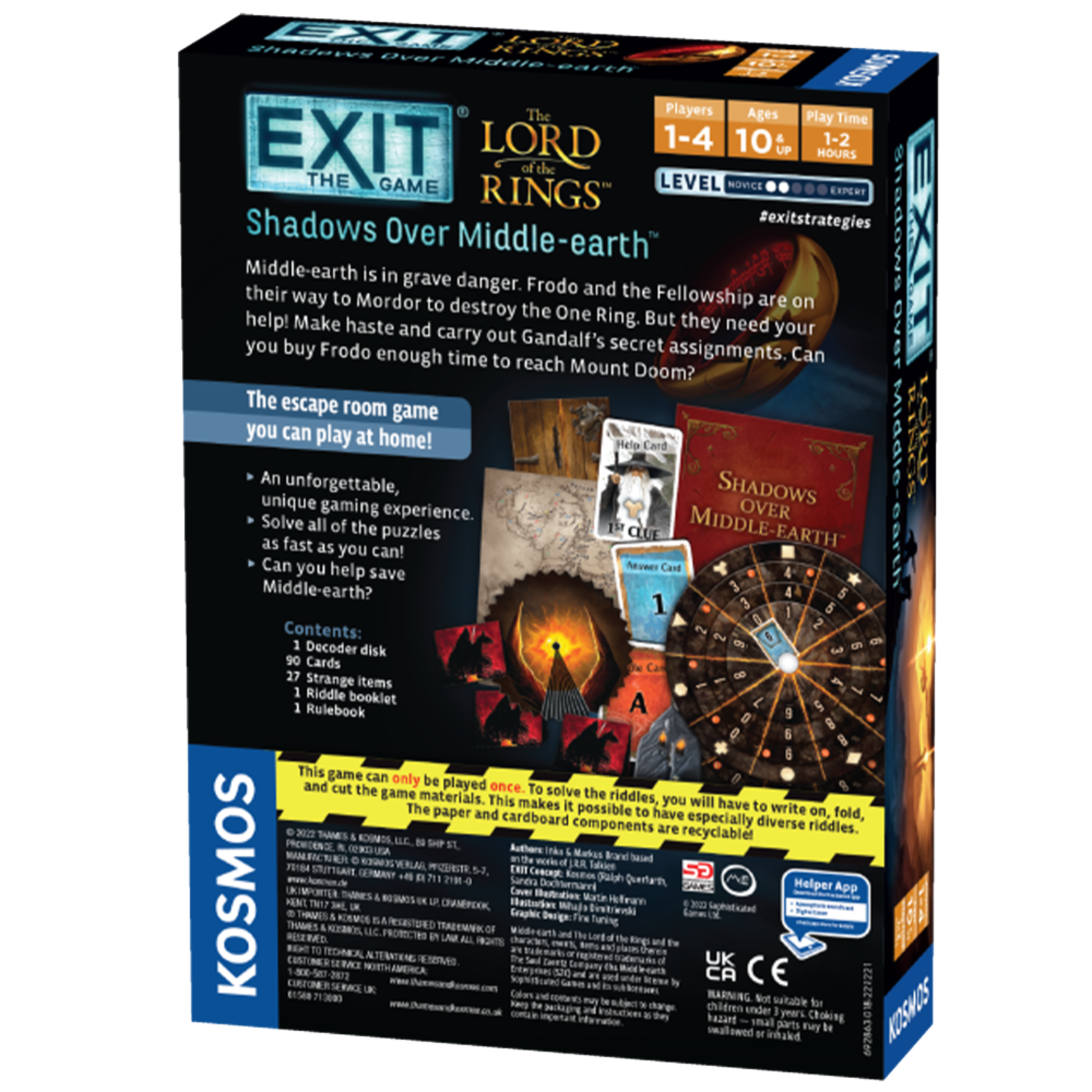 KOSMOS EXIT: The Lord of the Rings -  Shadows Over Middle-Earth