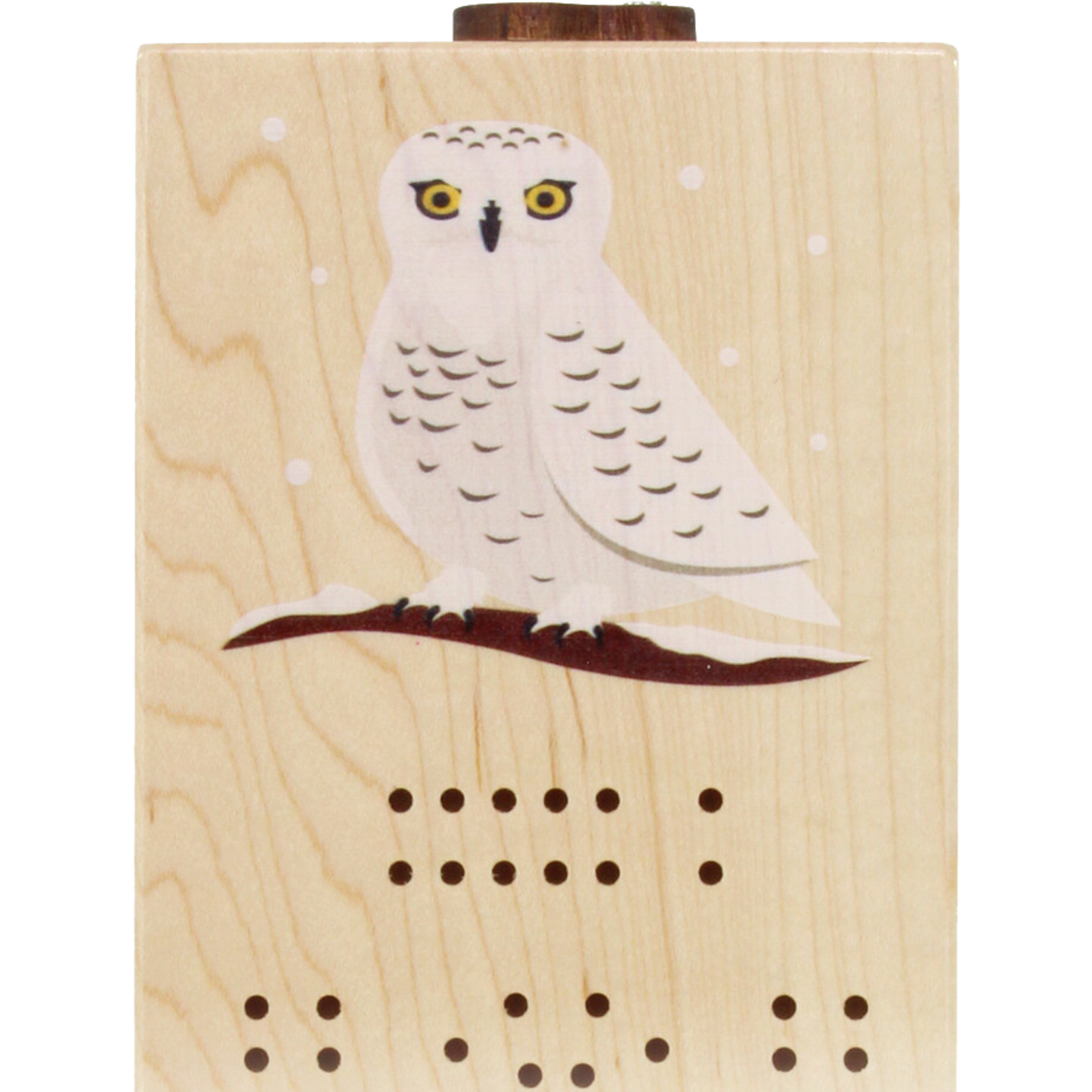 Maple Landmark CRIBBAGE: Snowy Owl