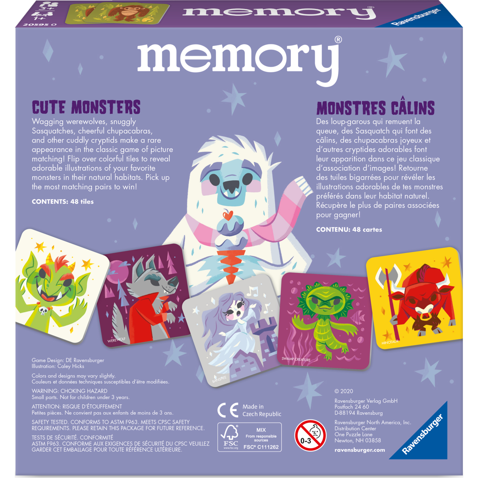 Ravensburger Memory Match: Cute Monsters