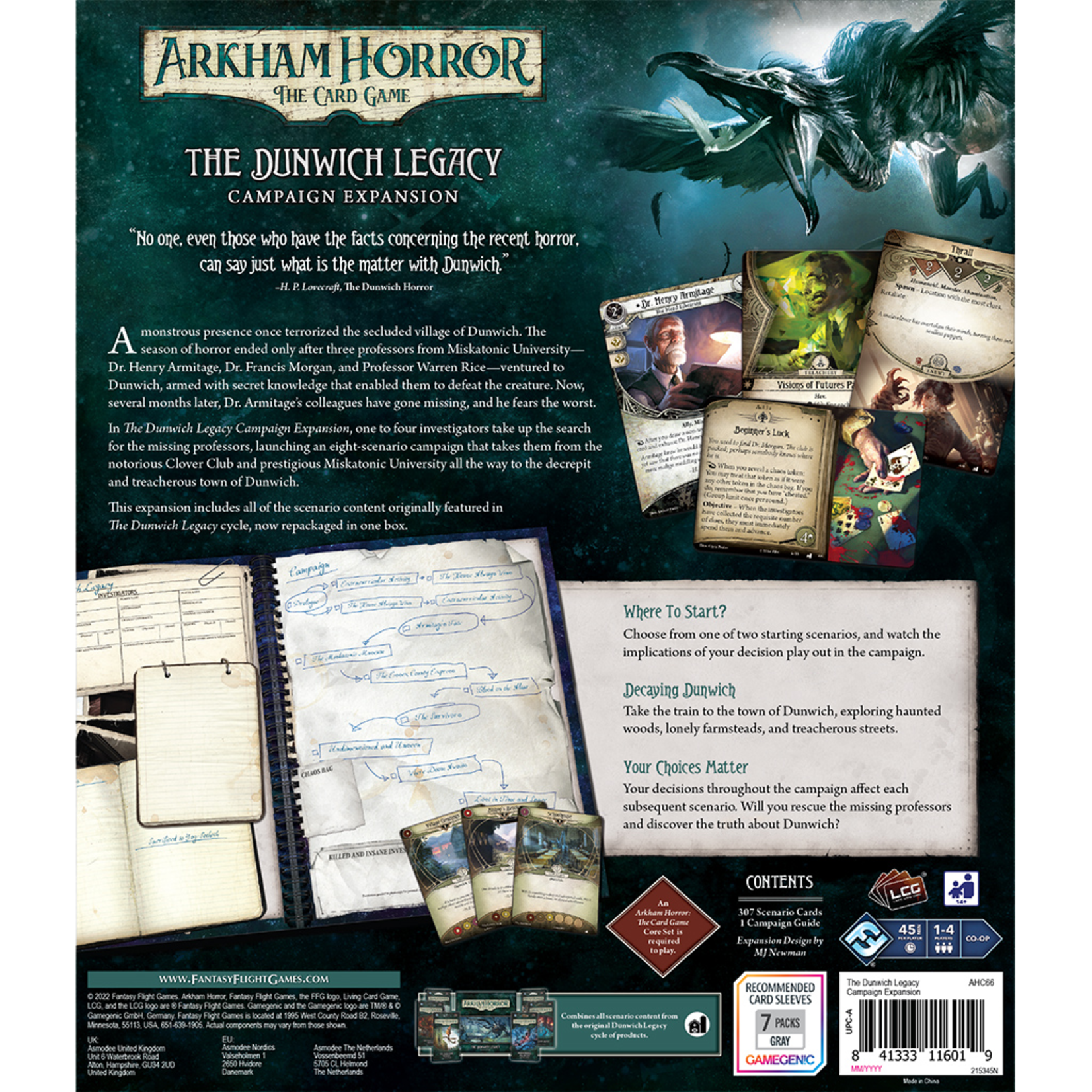 Fantasy Flight Games Arkham Horror LCG: Dunwich Legacy - Campaign Exp