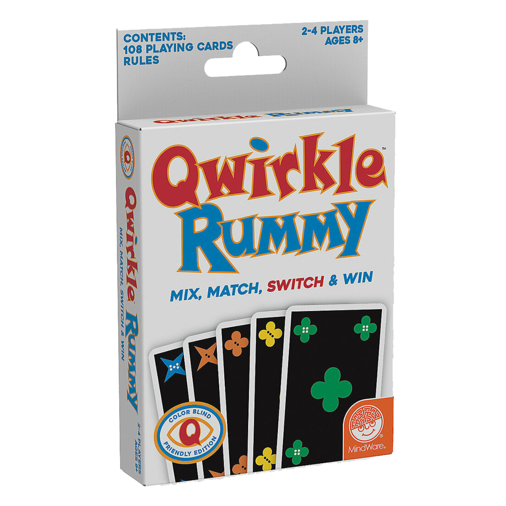 Mindware Qwirkle Rummy: Color Blind Edition