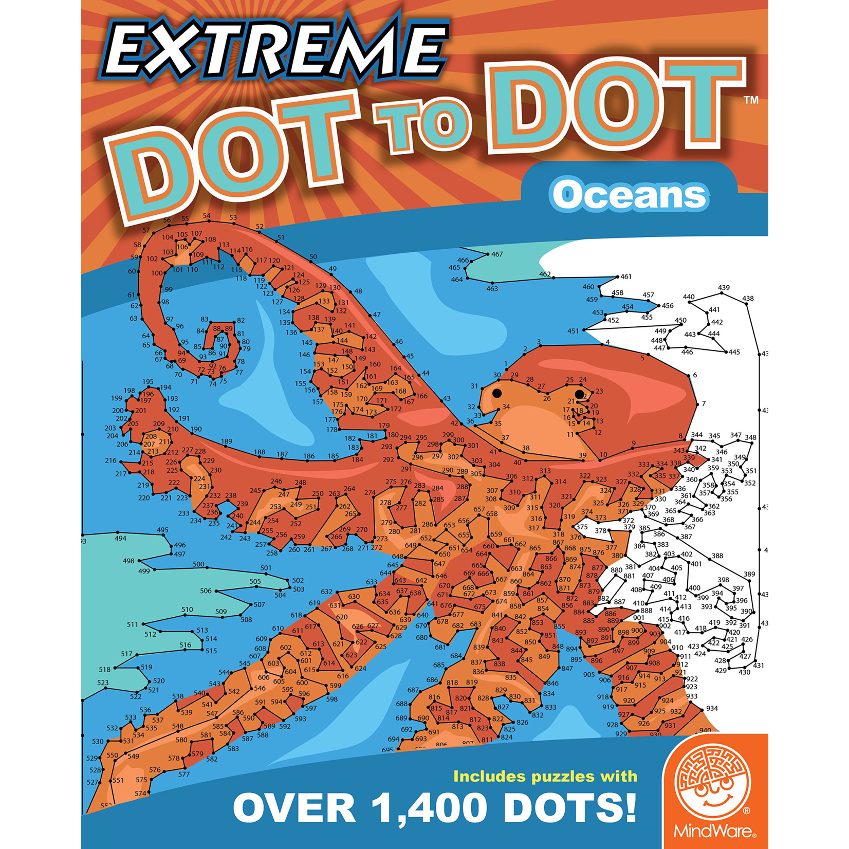 MindWare Extreme Dot To Dot: World Of Dots: Set Of 4 With Free Markers -  Brainteasers