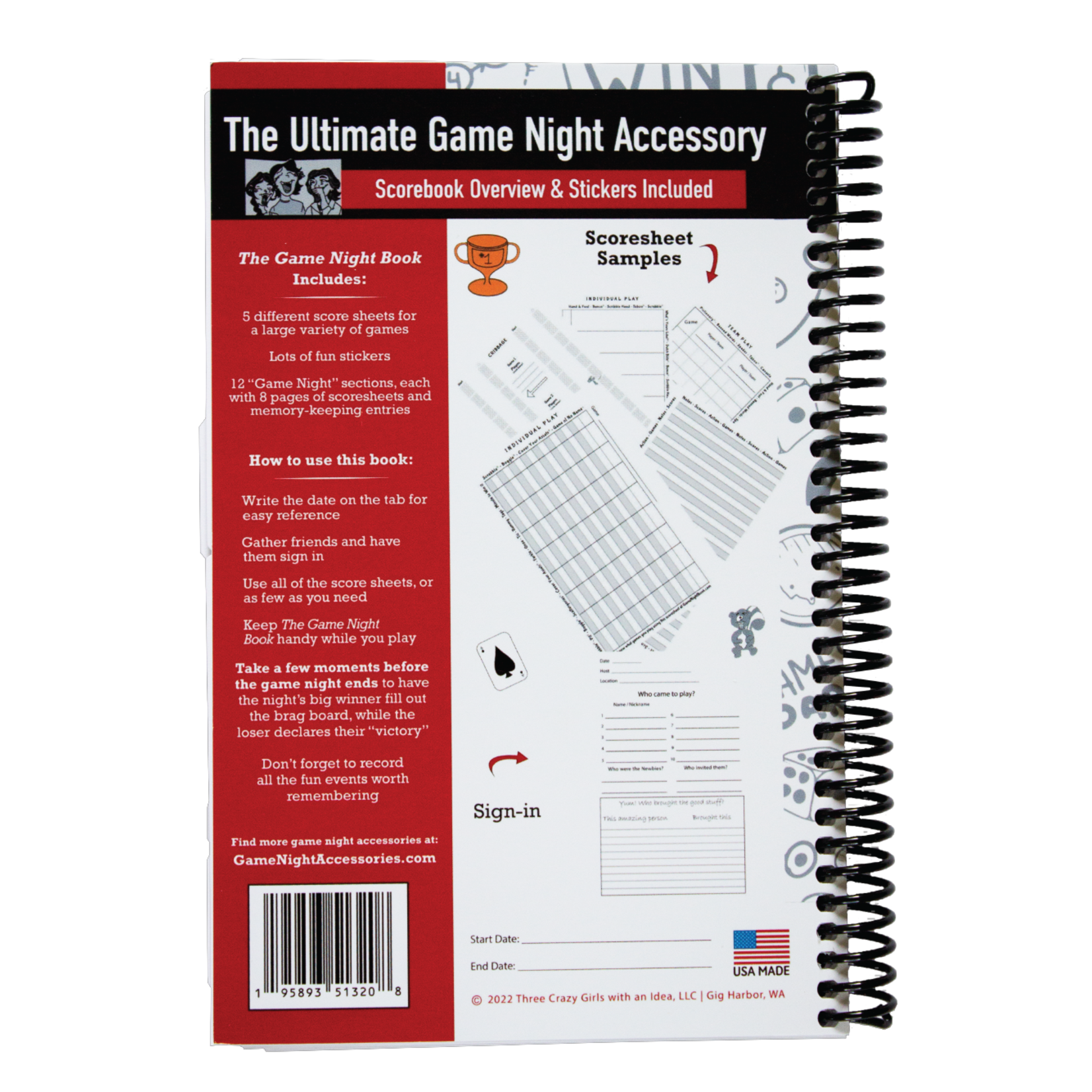 The Game Night Book - Blue Highway Games