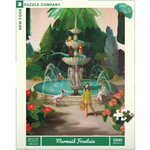 New York Puzzle Co Janet Hill: Mermaid Fountain 1000pc