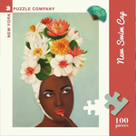 New York Puzzle Co Janet Hill: New Swim Cap Mini 100pc