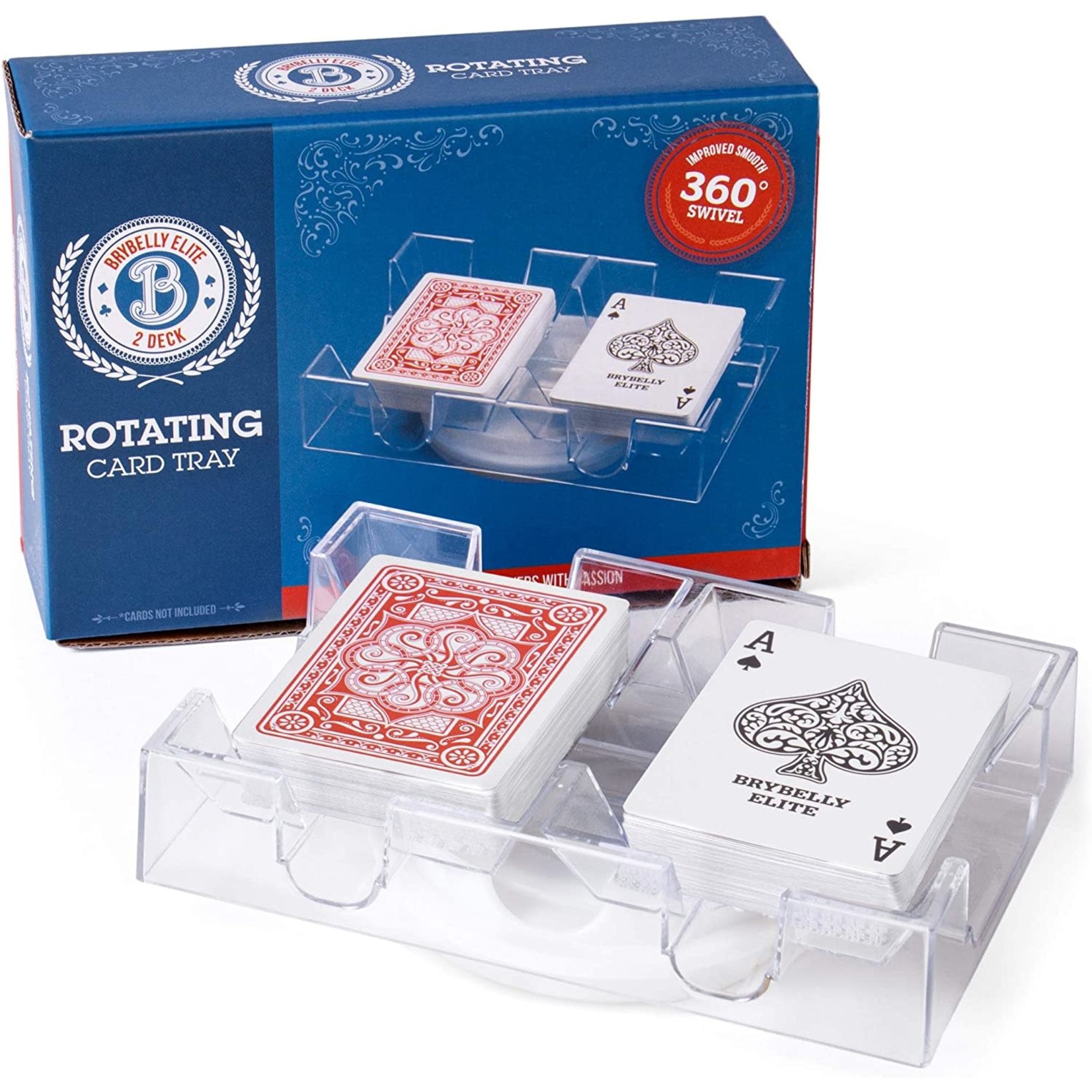 Brybelly Card Tray: Rotating - 2 Deck