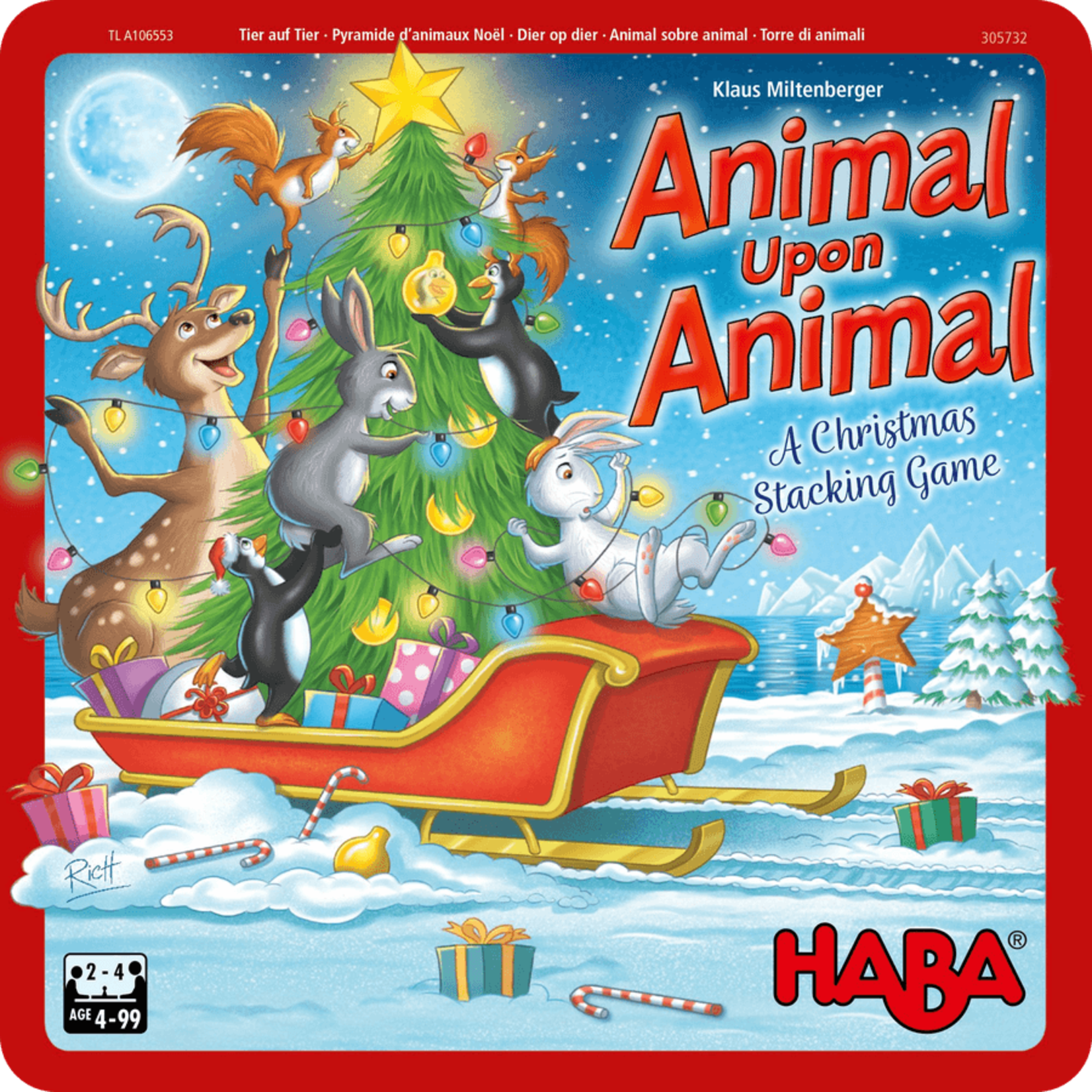 HABA Christmas Stacking - Animal Upon Animal