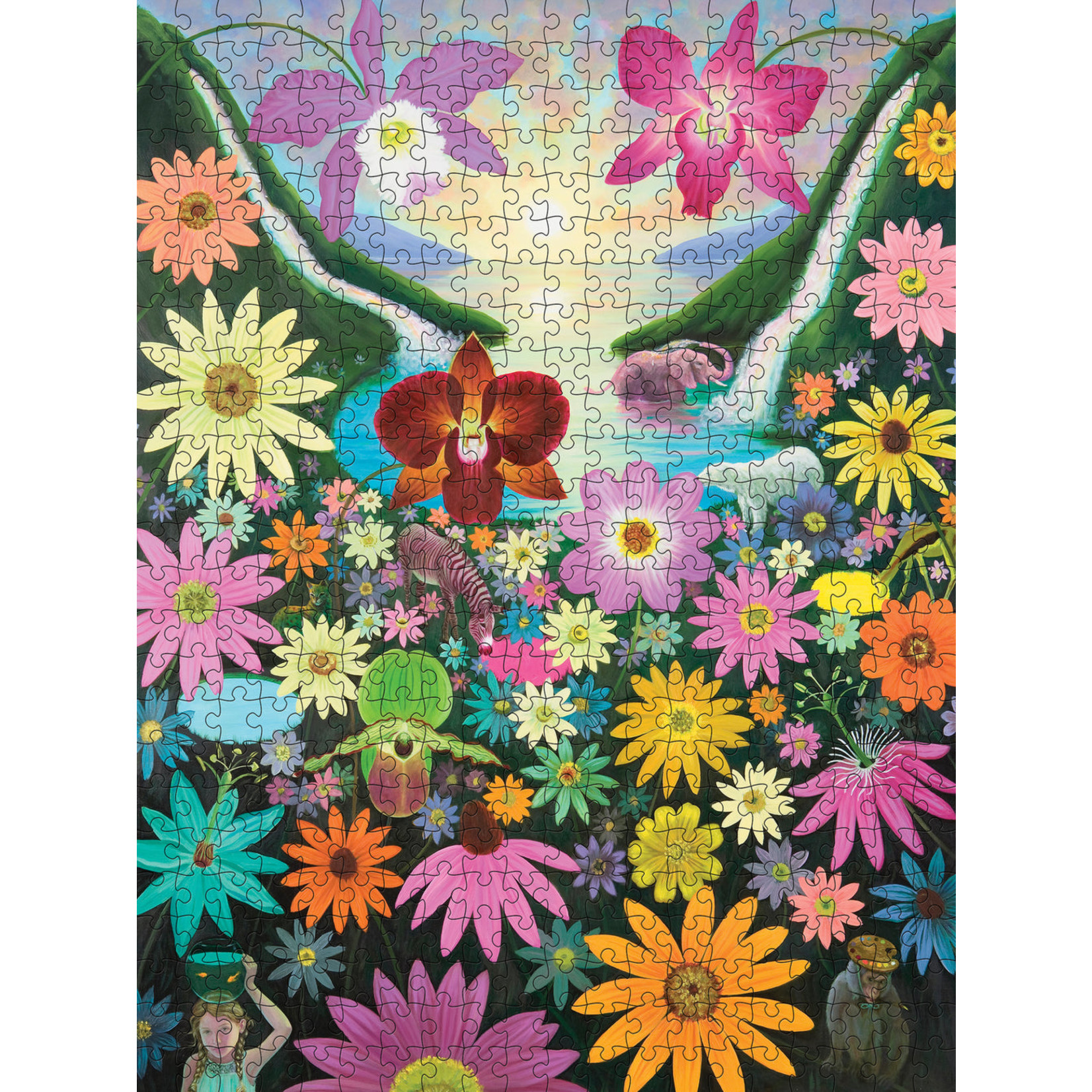 Pomegranate Puzzles Rainbow Falls, L. C. Armstrong 500pc