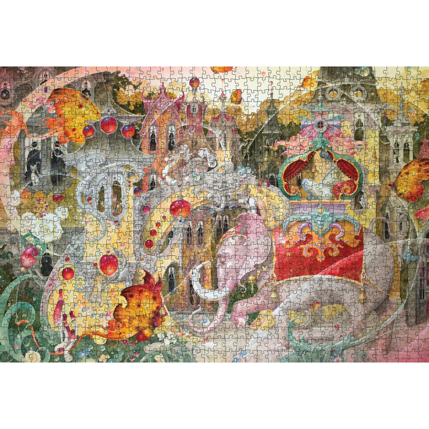 Pomegranate Puzzles Moon Voyage, D. Merriam 1000pc