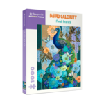 Pomegranate Puzzles Floral Peacock, D. Galchutt 1000pc