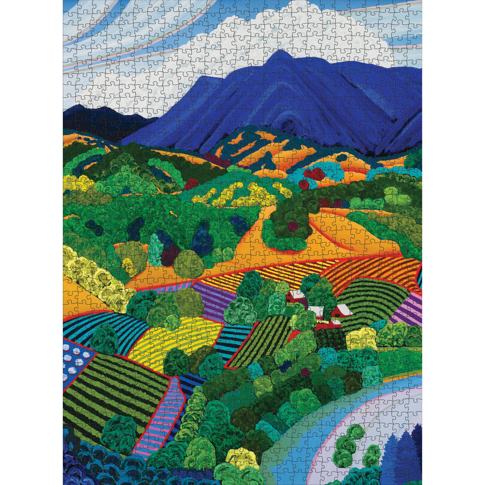 Pomegranate Puzzles Russian River Rhapsody, Jack Stuppin 1000pc