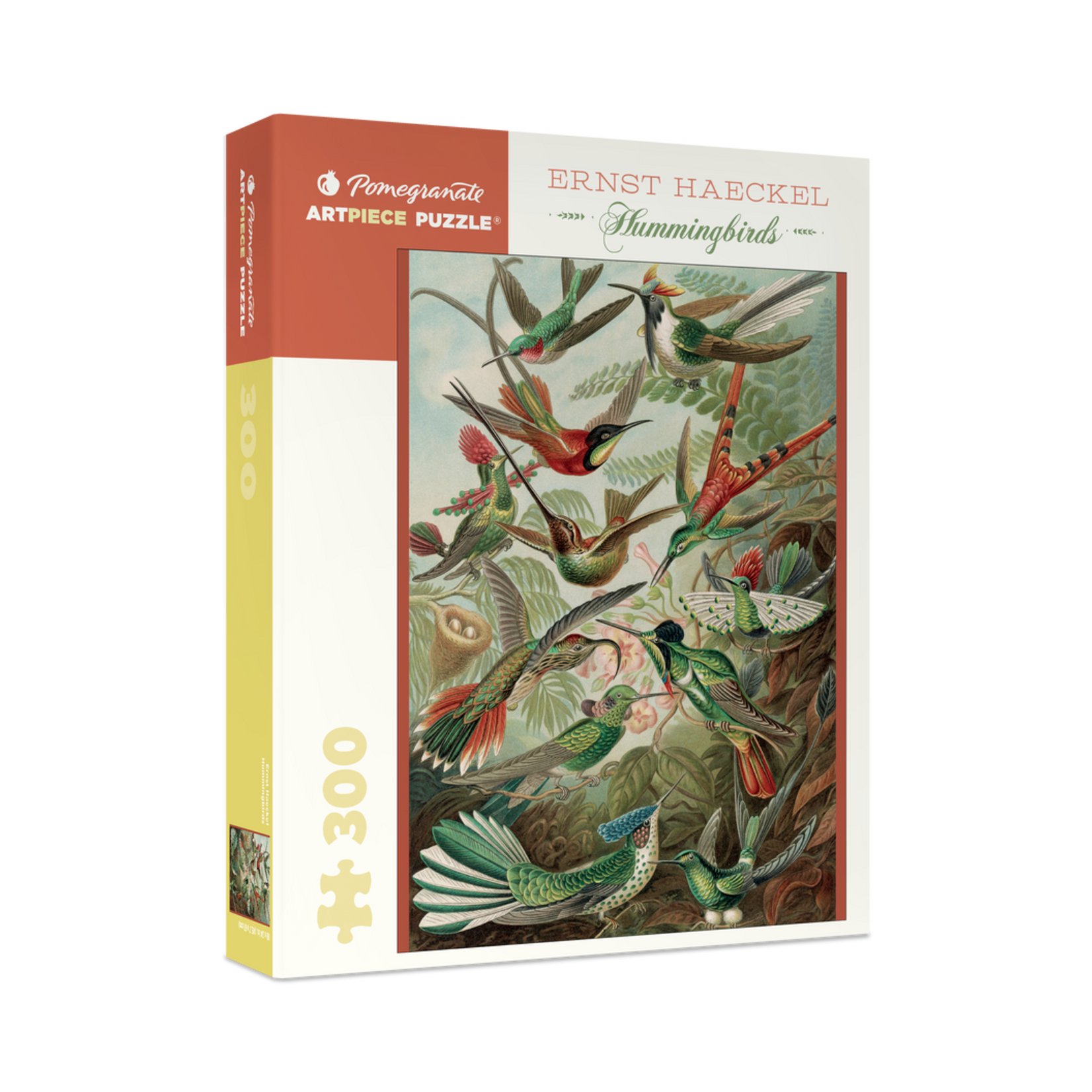 Pomegranate Puzzles Hummingbirds, Ernst Haeckel 300pc