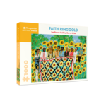 Pomegranate Puzzles Sunflower Quilting Bee at Arles, F. Ringgold 1000pc