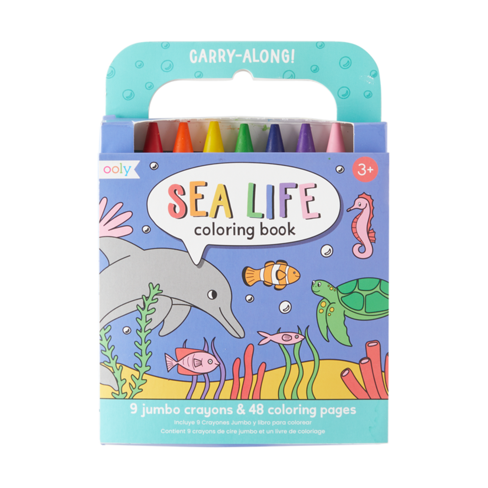 OOLY Coloring Book: Carry Along - Sea Life