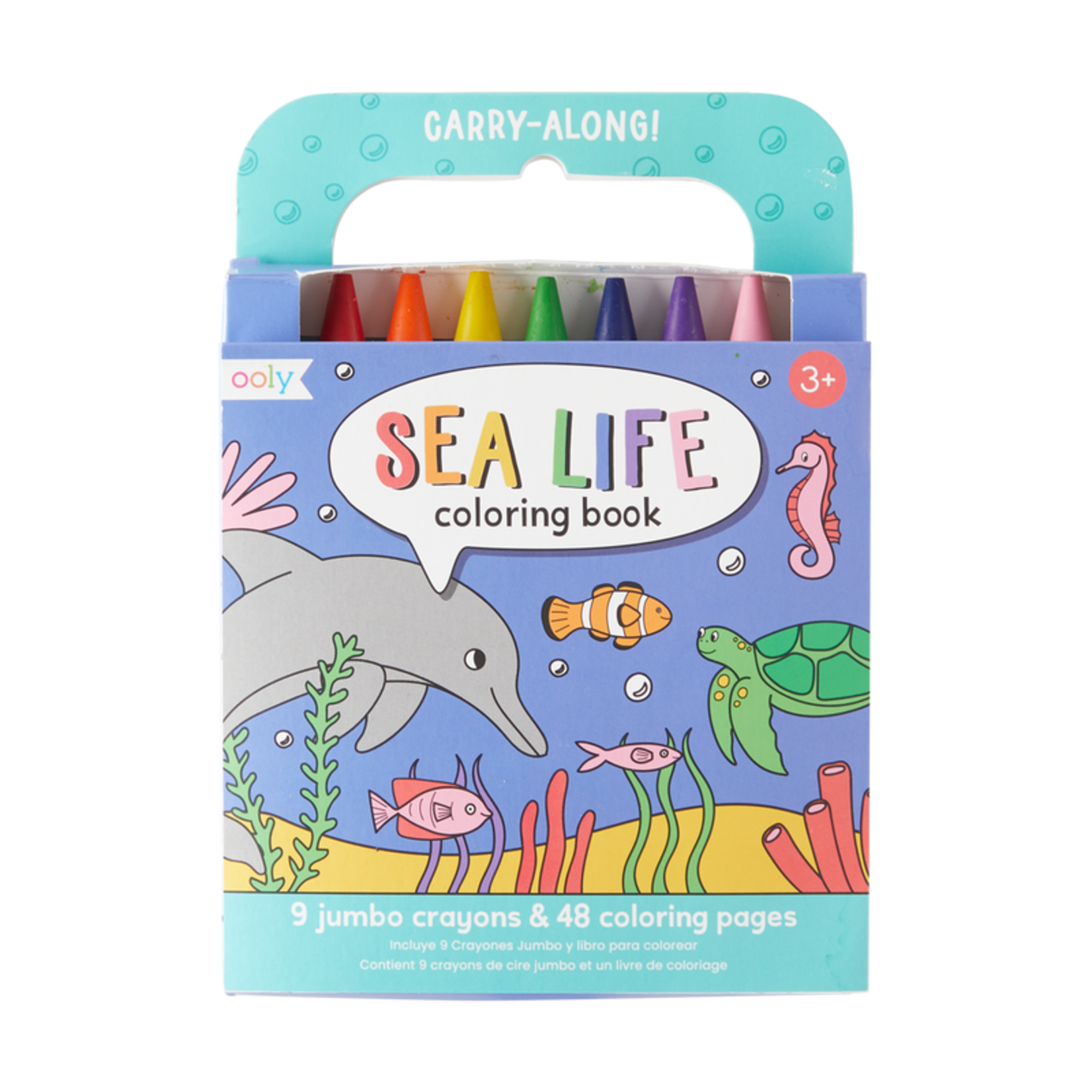 OOLY Coloring Book: Sea Life Carry Along