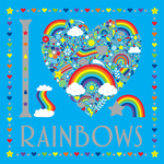 Coloring Book: I Heart Rainbows