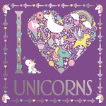 sterling Coloring Book: I Heart Unicorns