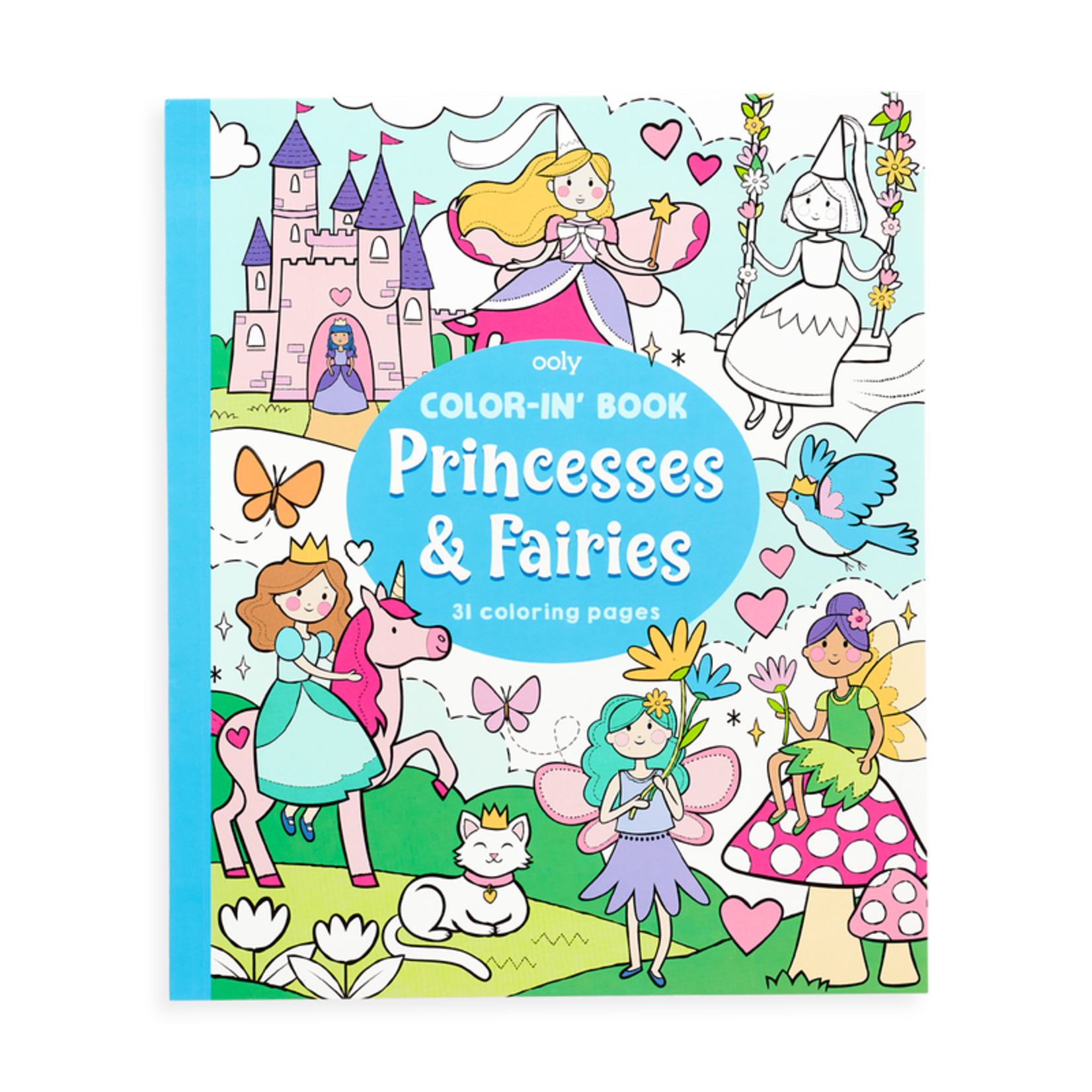 OOLY Coloring Book: Princesses & Fairies