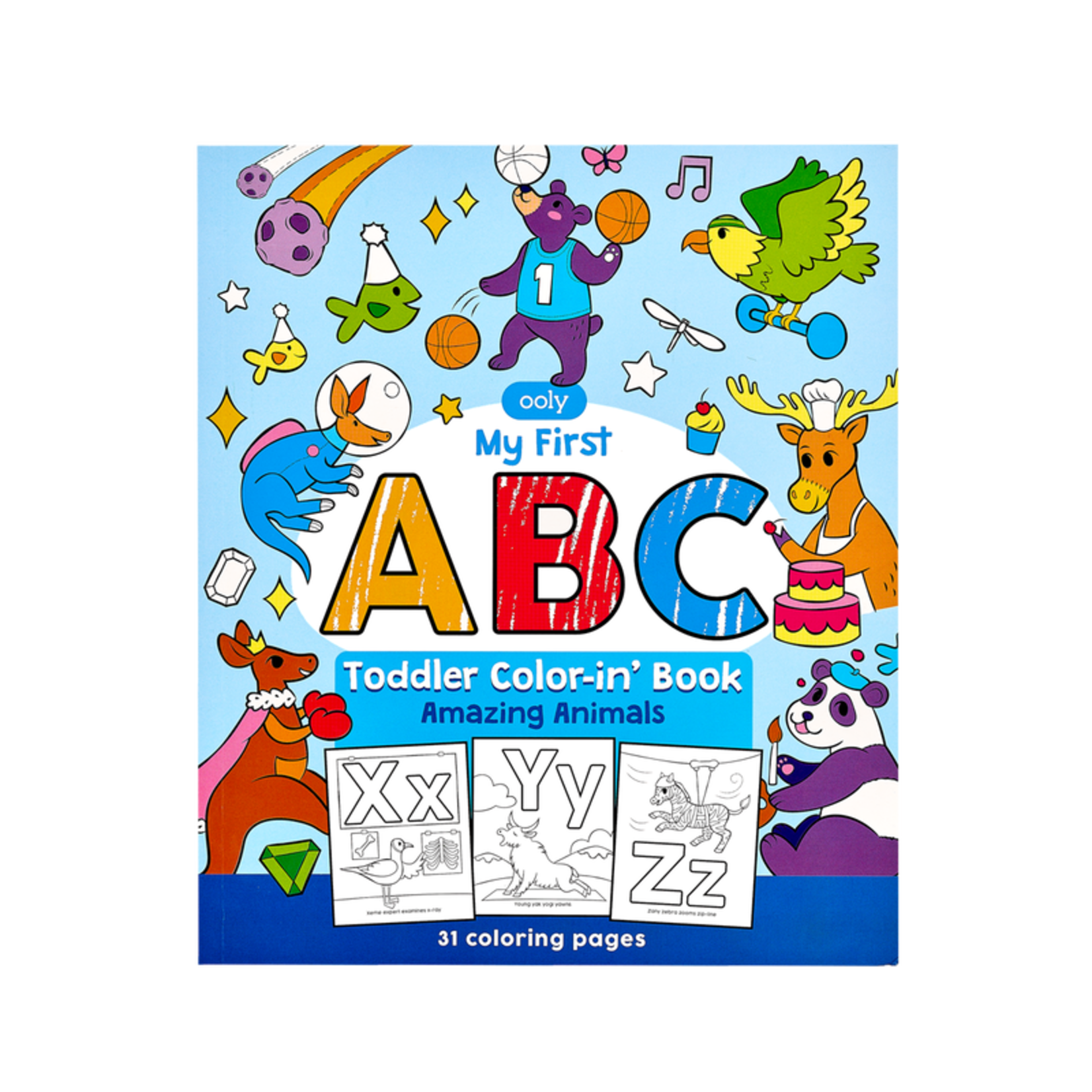 OOLY Coloring Book: ABC Amazing Animals