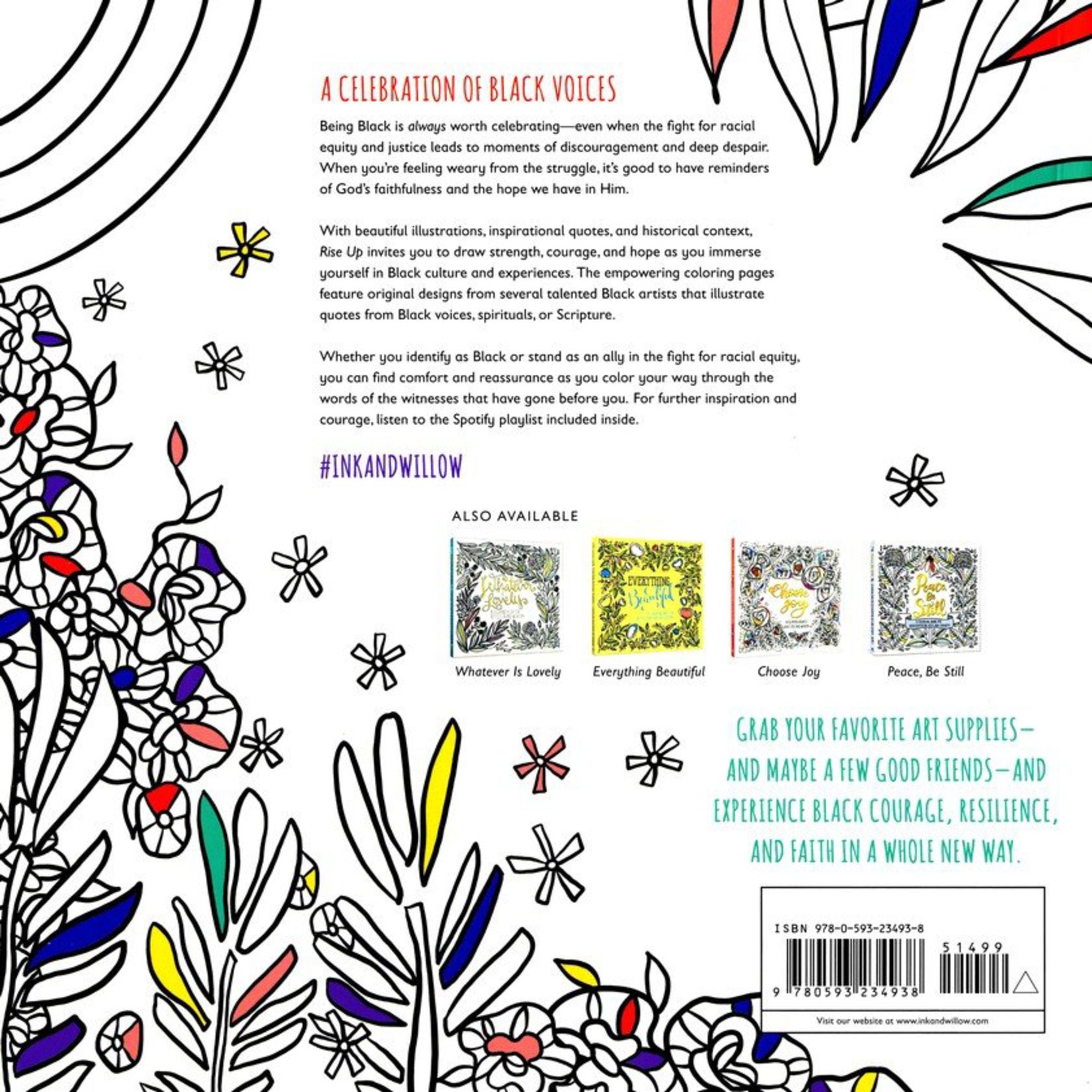 Adult Coloring Book with Pencils - Choose Hope