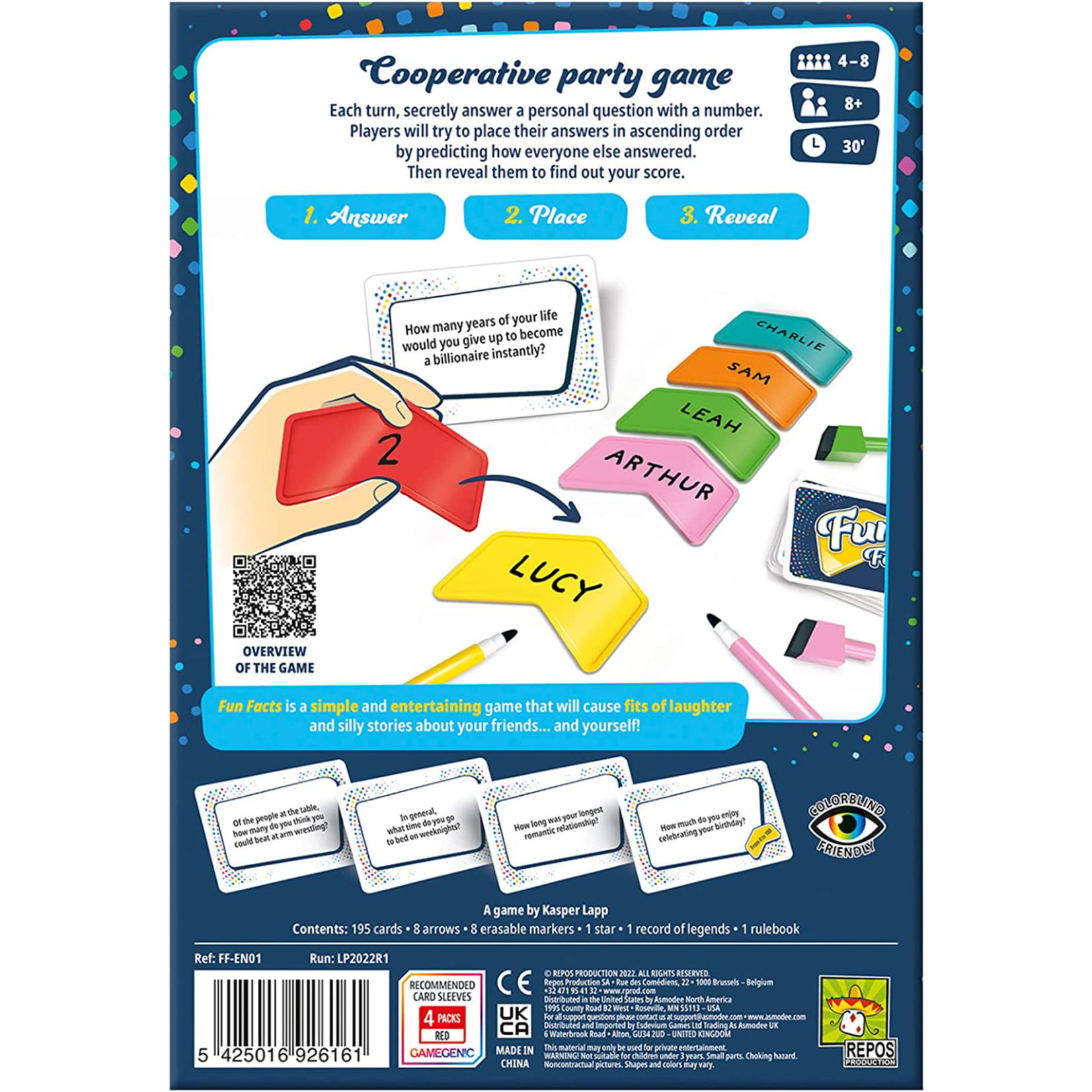  Just One Cooperative Family Board Game by Repos