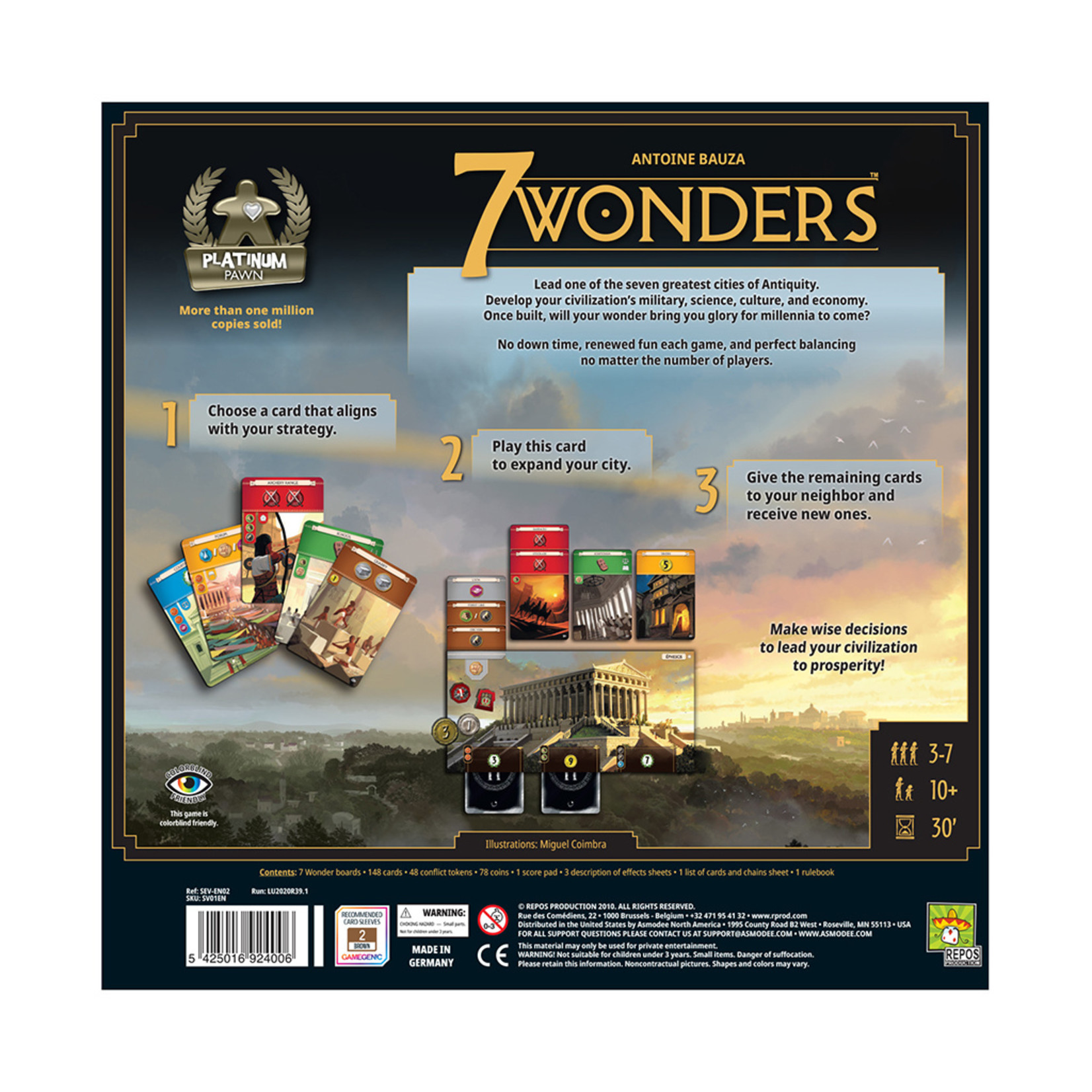 Asmodee 7 Wonders 2nd Ed