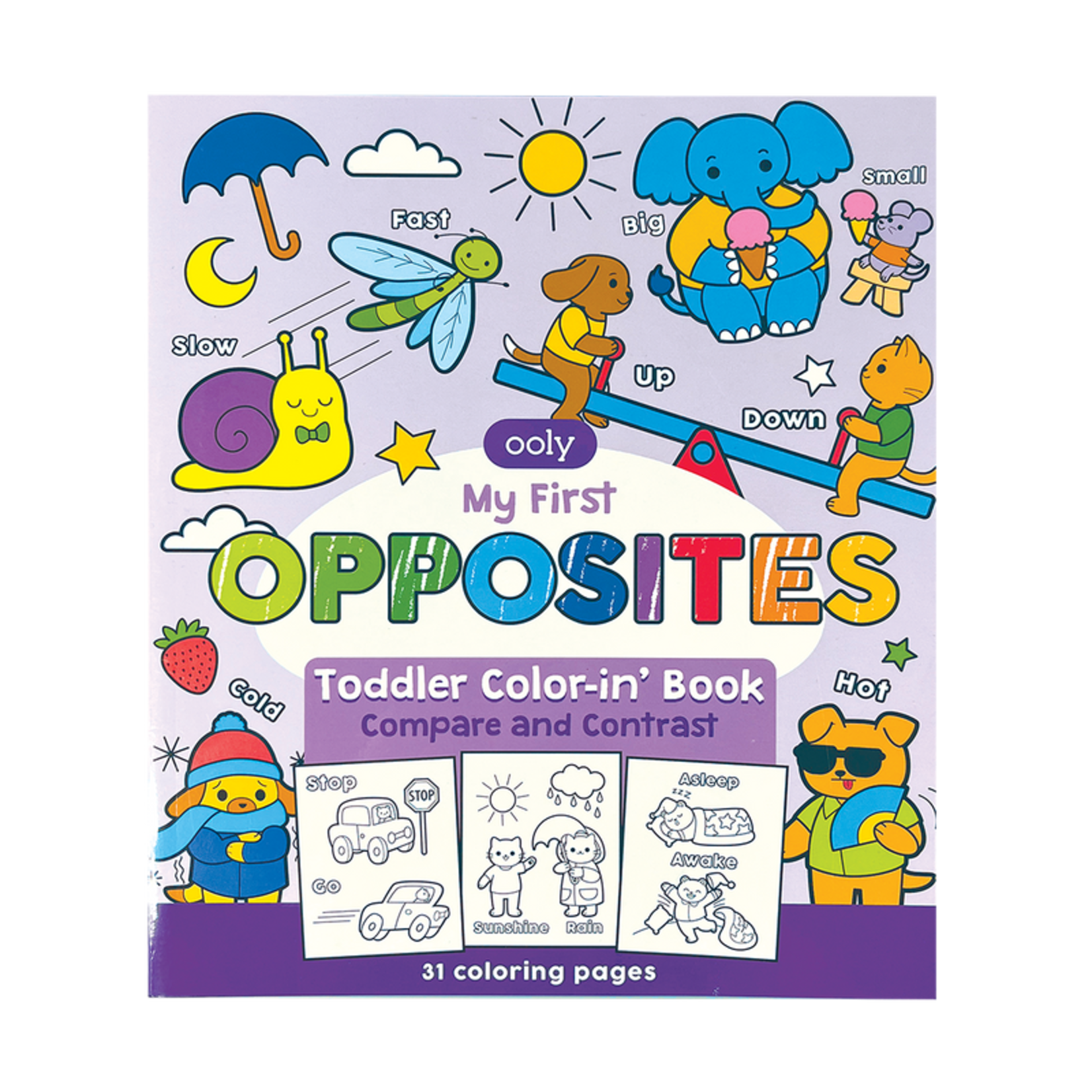 OOLY Coloring Book: Opposites